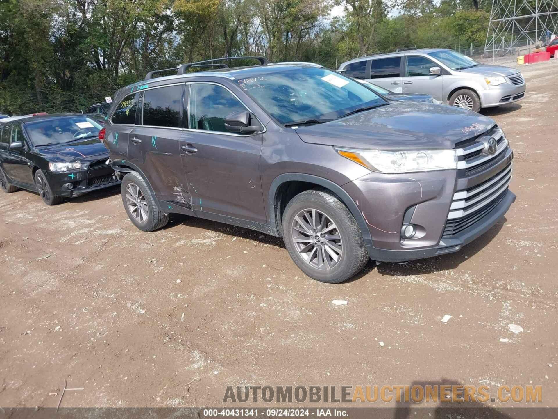 5TDKZRFH6KS559553 TOYOTA HIGHLANDER 2019