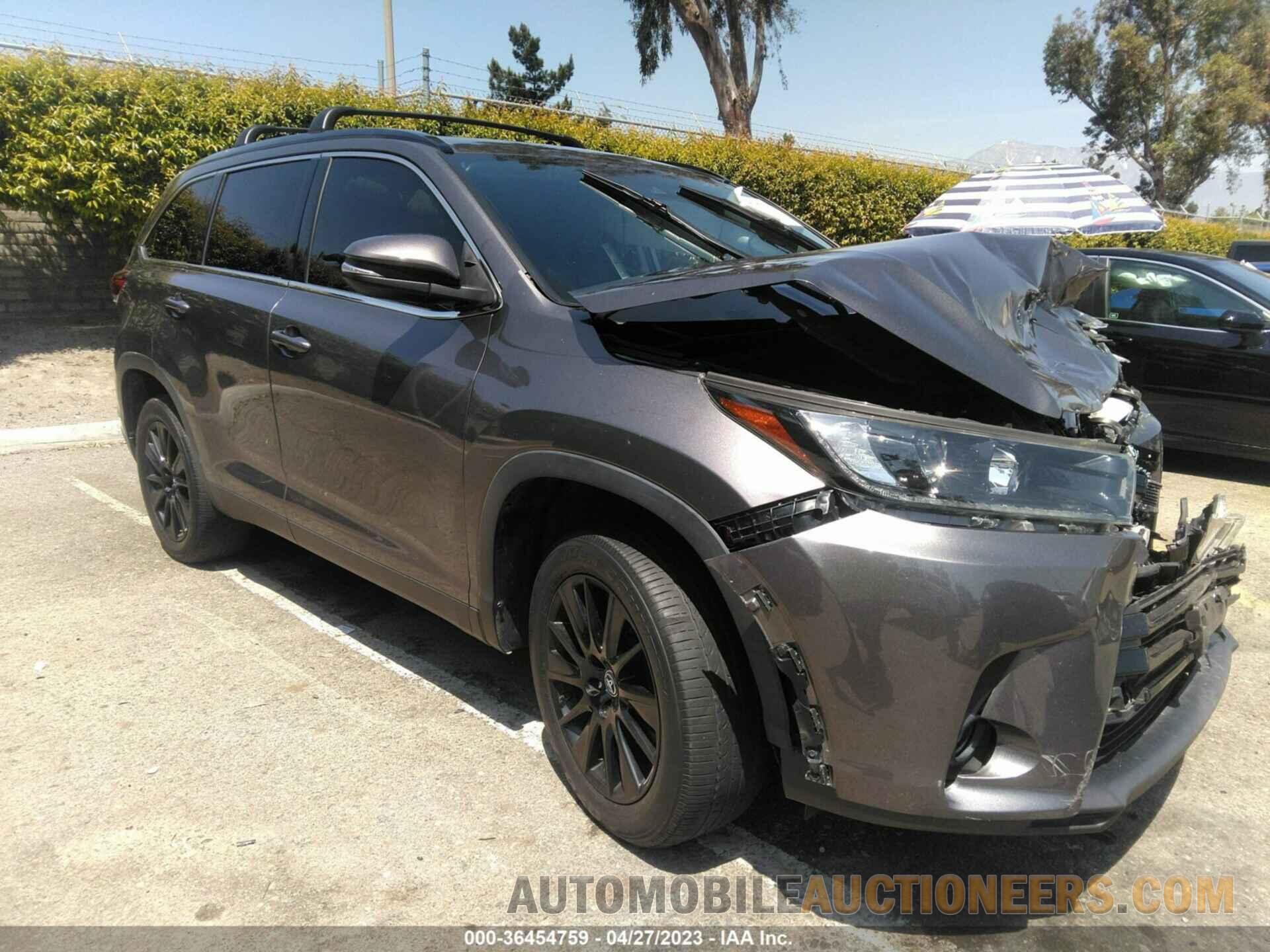 5TDKZRFH6KS569645 TOYOTA HIGHLANDER 2019