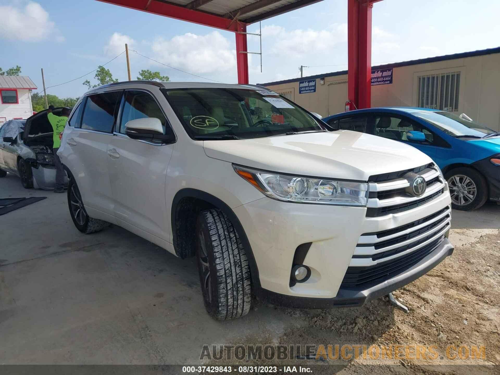 5TDKZRFH7HS512802 TOYOTA HIGHLANDER 2017