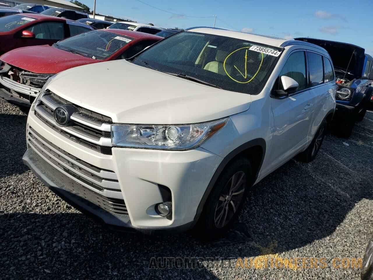 5TDKZRFH7HS523427 TOYOTA HIGHLANDER 2017