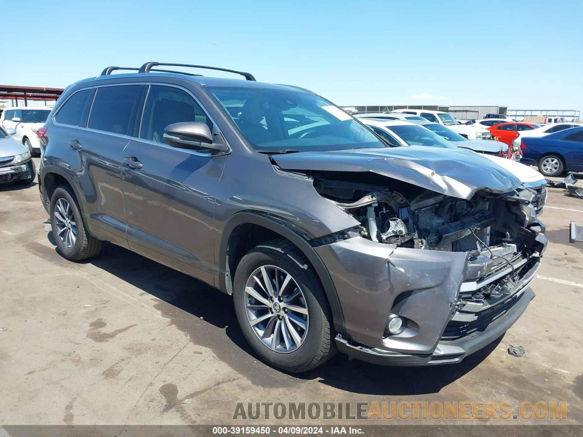 5TDKZRFH7JS258384 TOYOTA HIGHLANDER 2018