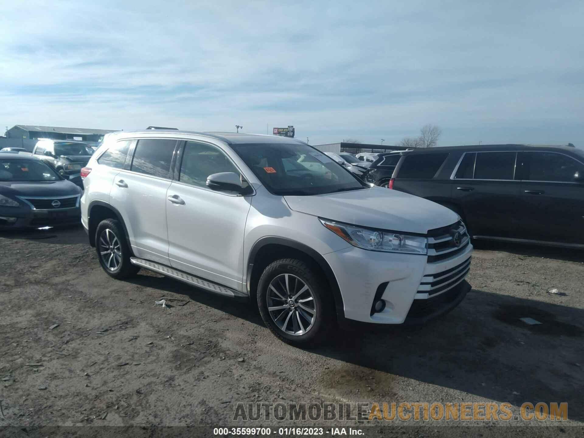 5TDKZRFH7JS283821 TOYOTA HIGHLANDER 2018