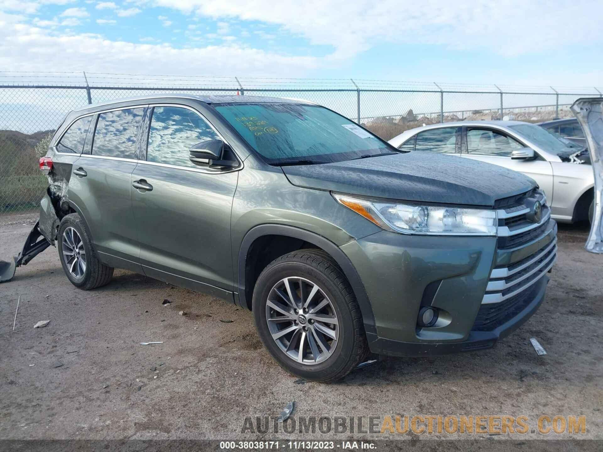 5TDKZRFH7JS286332 TOYOTA HIGHLANDER 2018