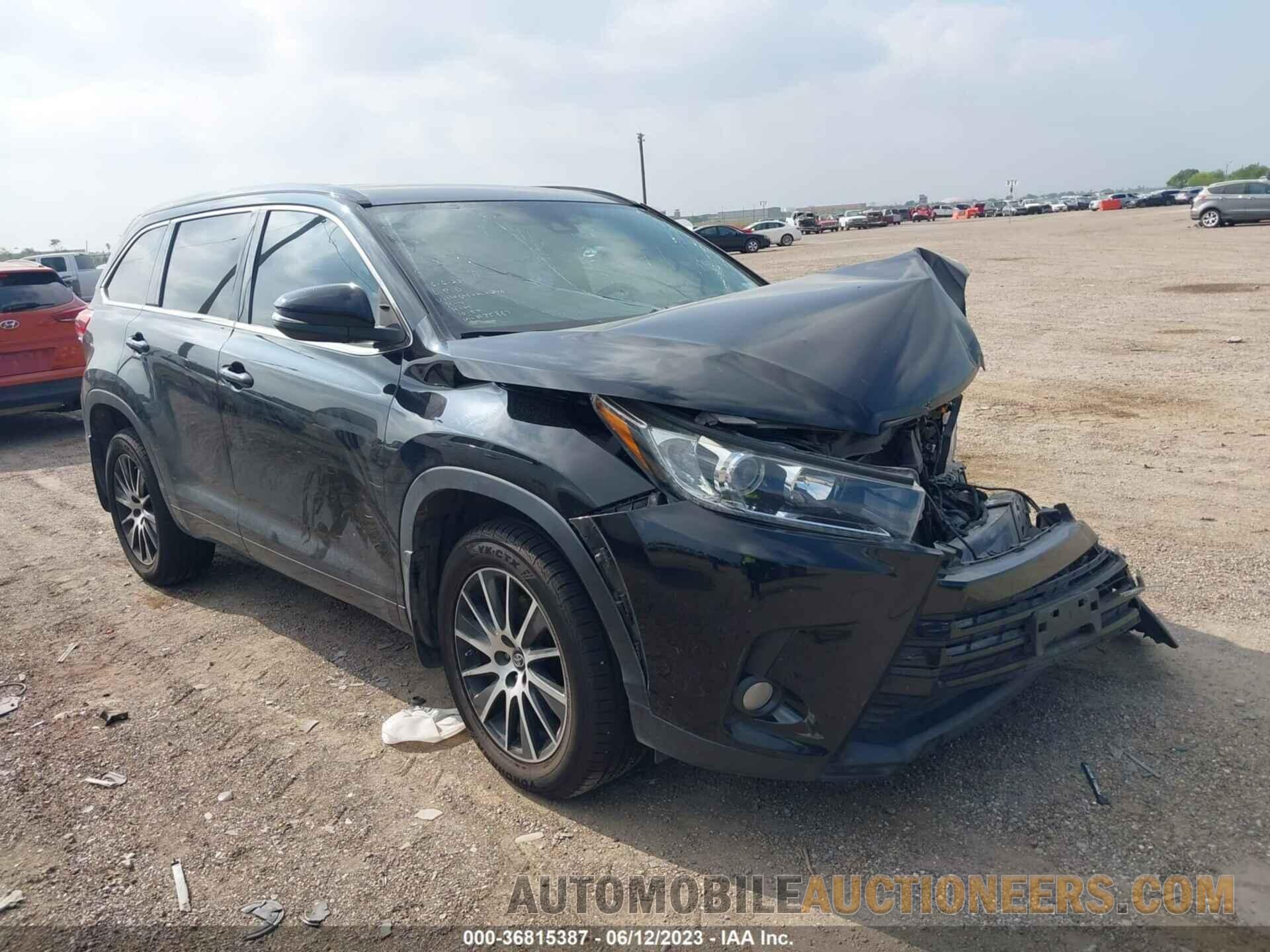 5TDKZRFH7JS531324 TOYOTA HIGHLANDER 2018