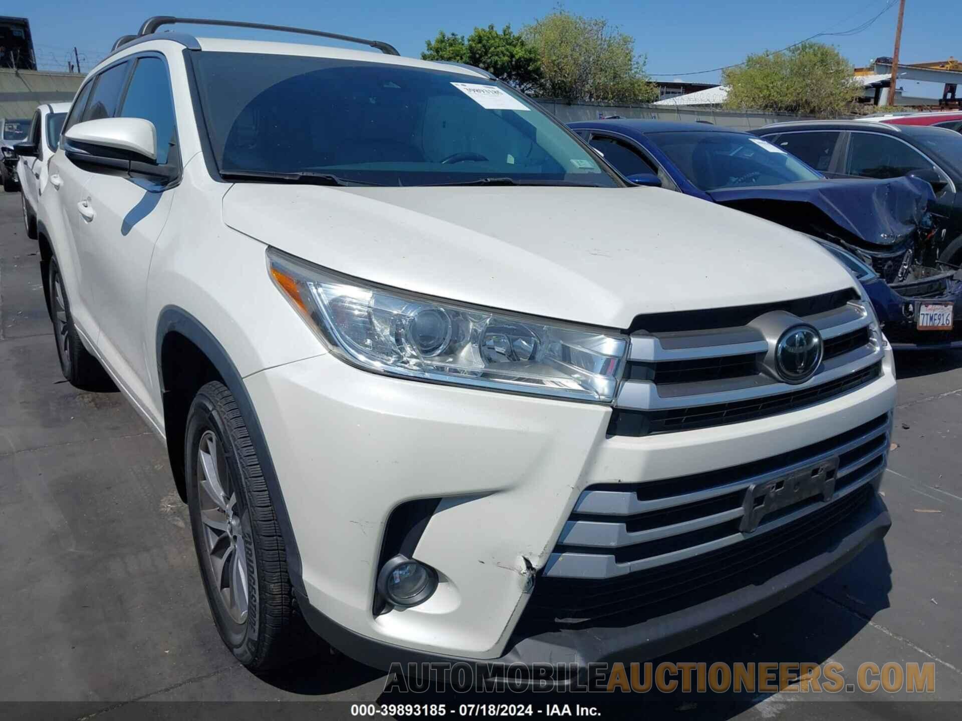 5TDKZRFH7JS535289 TOYOTA HIGHLANDER 2018