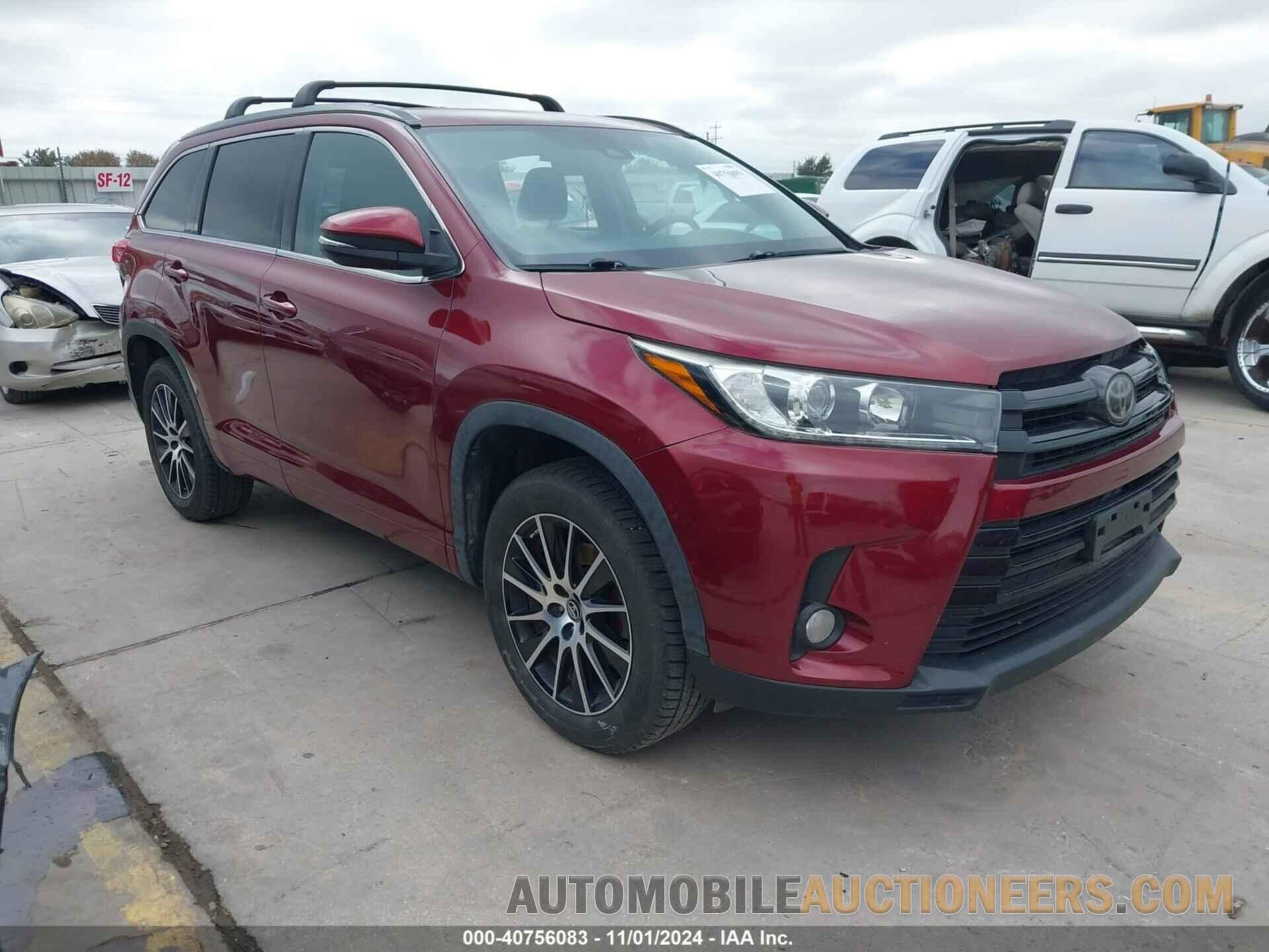 5TDKZRFH7JS536958 TOYOTA HIGHLANDER 2018