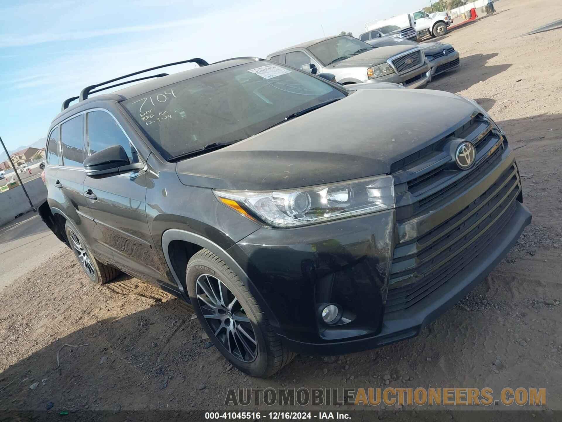 5TDKZRFH7JS537351 TOYOTA HIGHLANDER 2018