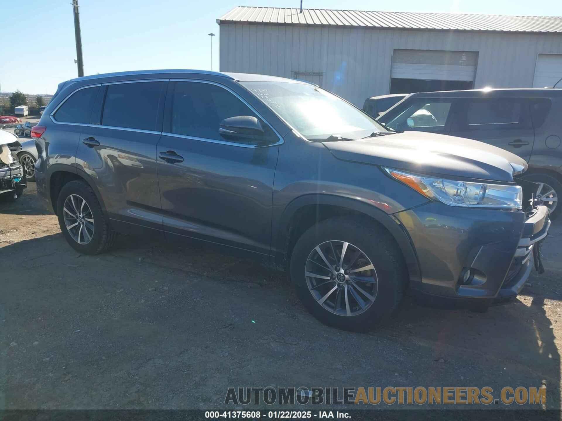 5TDKZRFH7JS540606 TOYOTA HIGHLANDER 2018