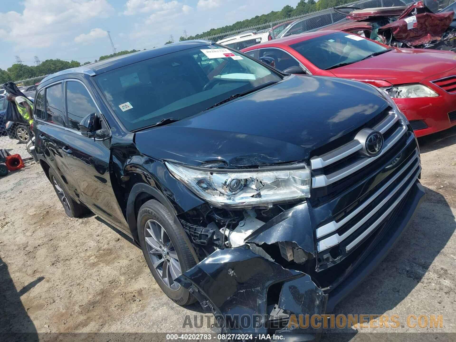 5TDKZRFH7JS542310 TOYOTA HIGHLANDER 2018