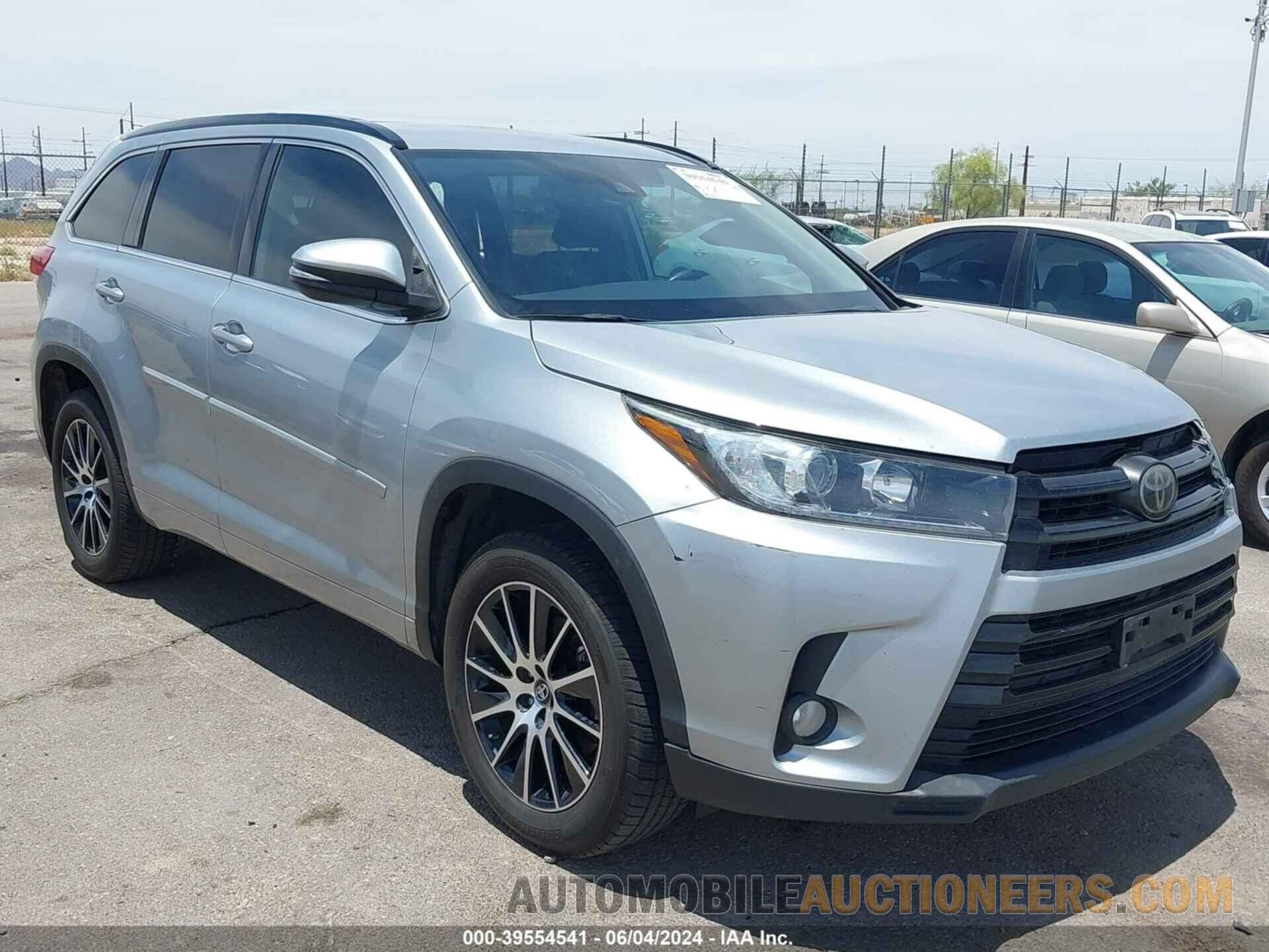 5TDKZRFH7JS543070 TOYOTA HIGHLANDER 2018