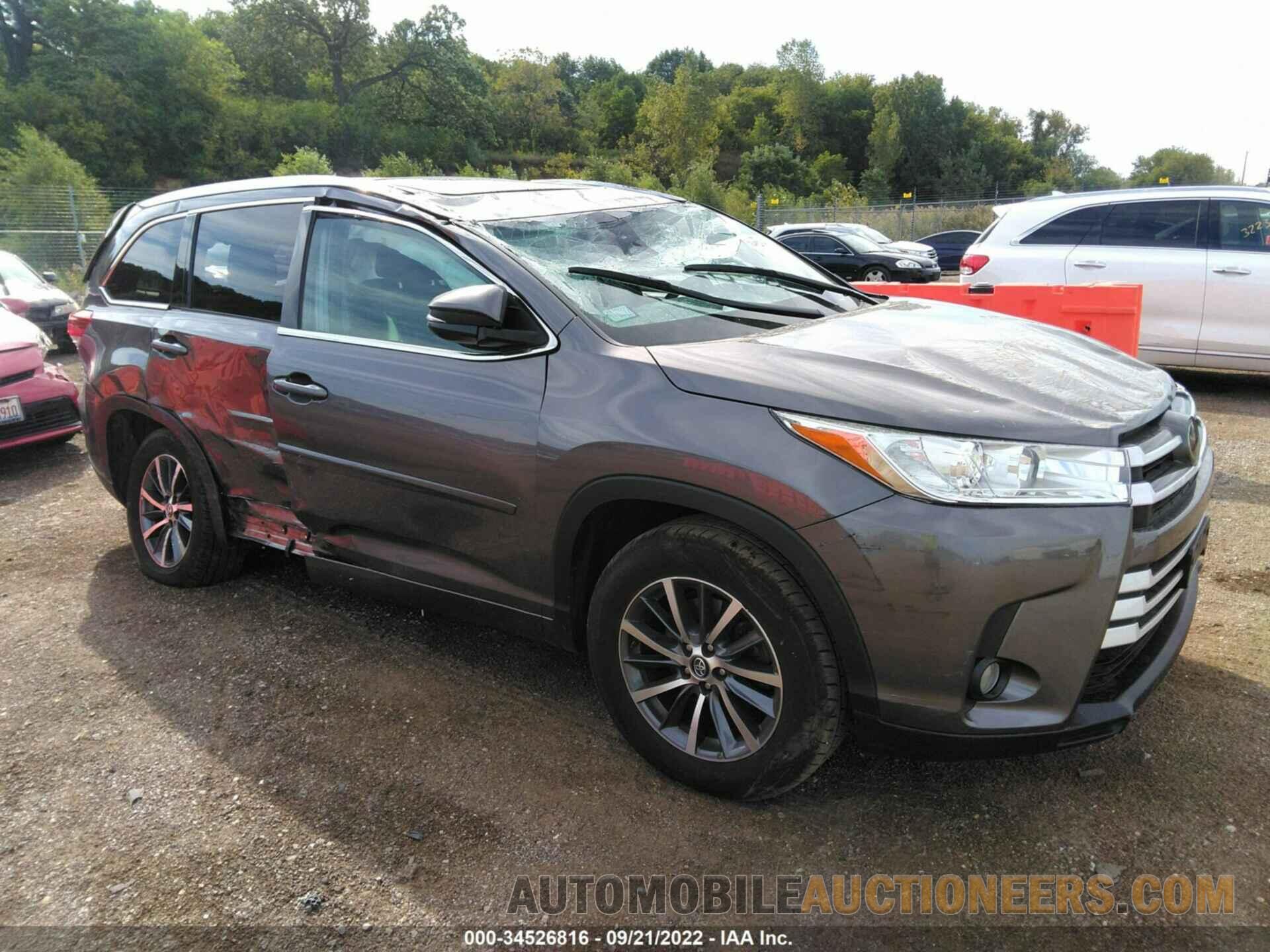 5TDKZRFH7JS548186 TOYOTA HIGHLANDER 2018