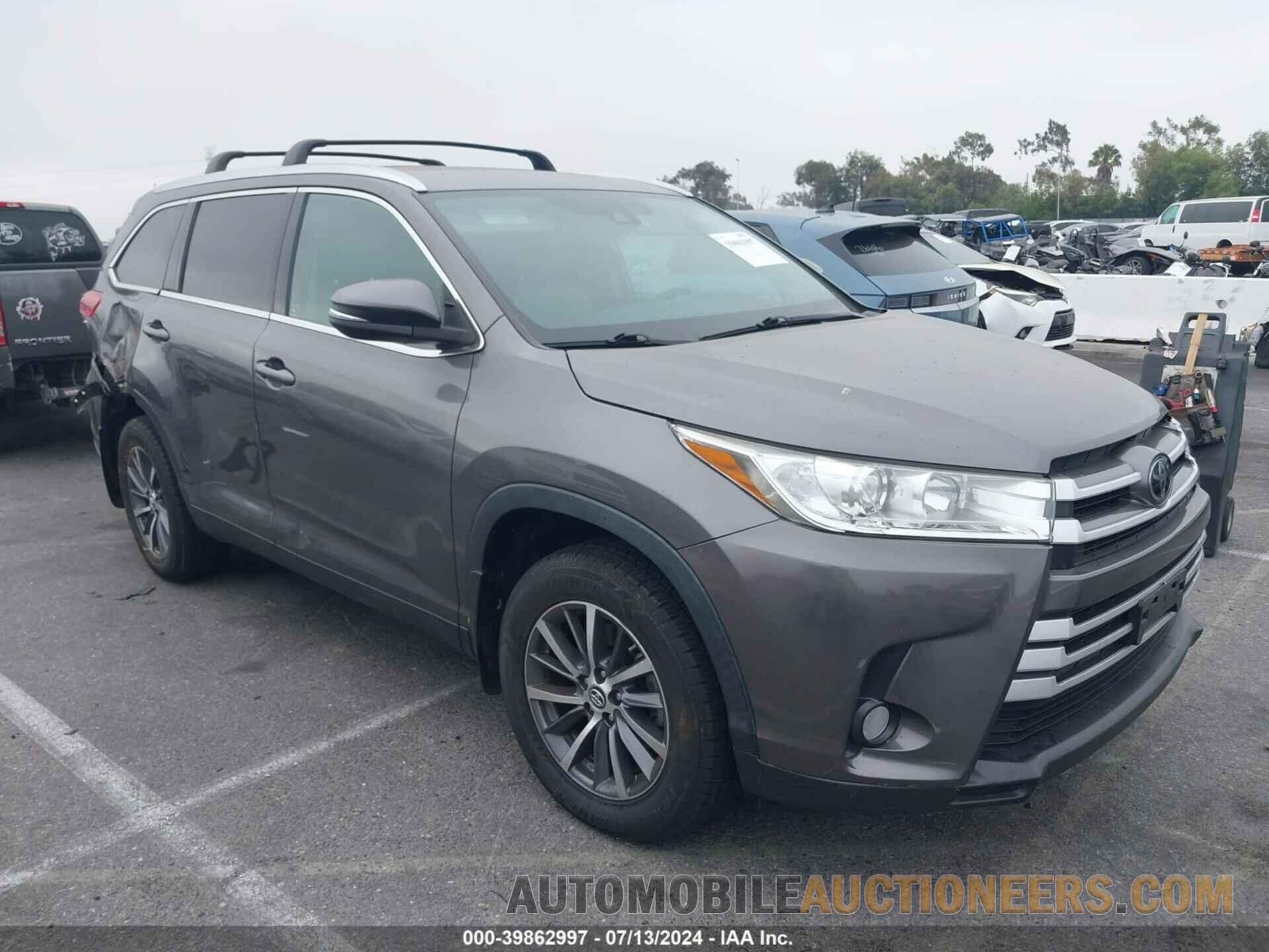 5TDKZRFH7KS360107 TOYOTA HIGHLANDER 2019