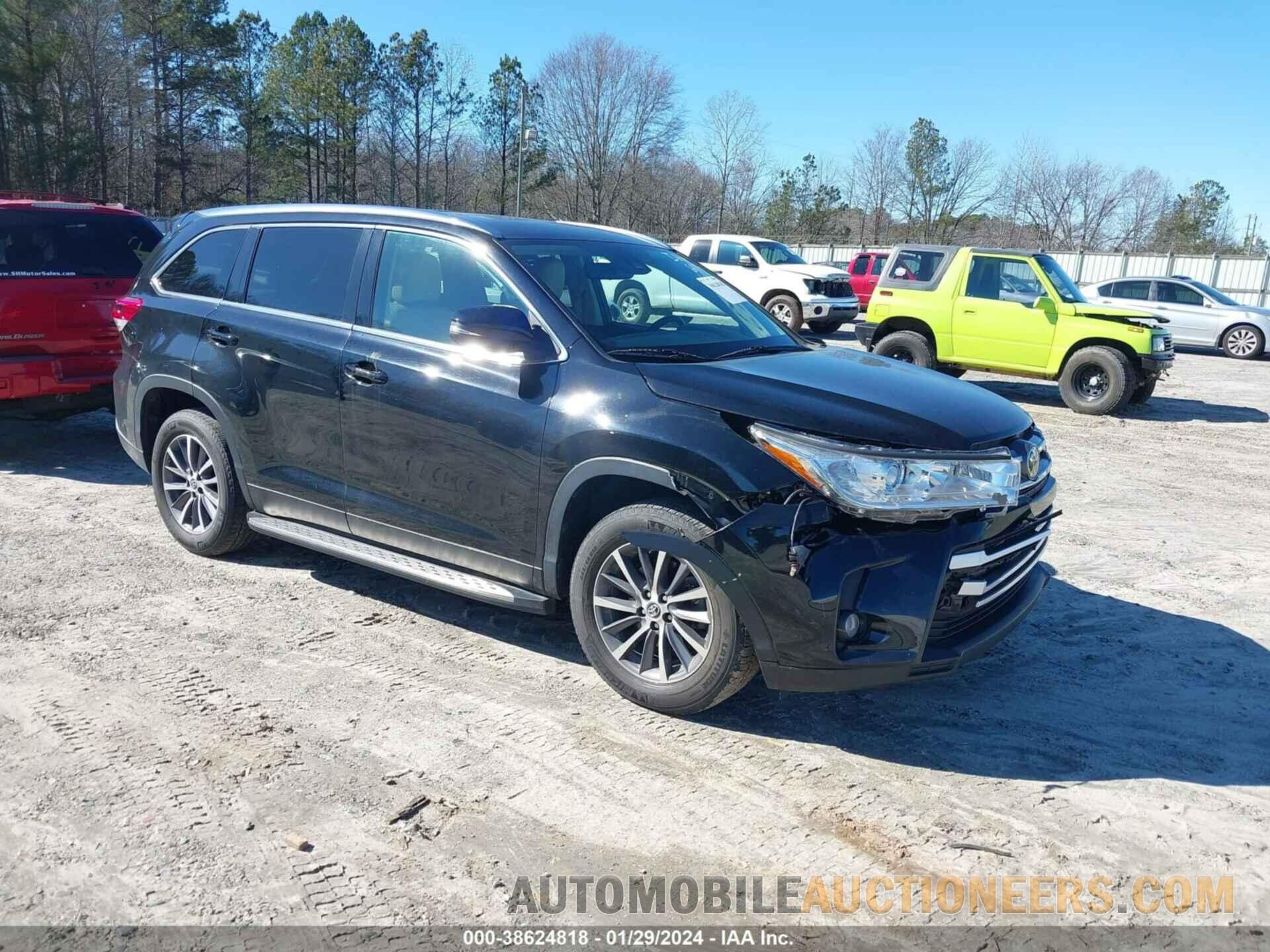 5TDKZRFH7KS555673 TOYOTA HIGHLANDER 2019