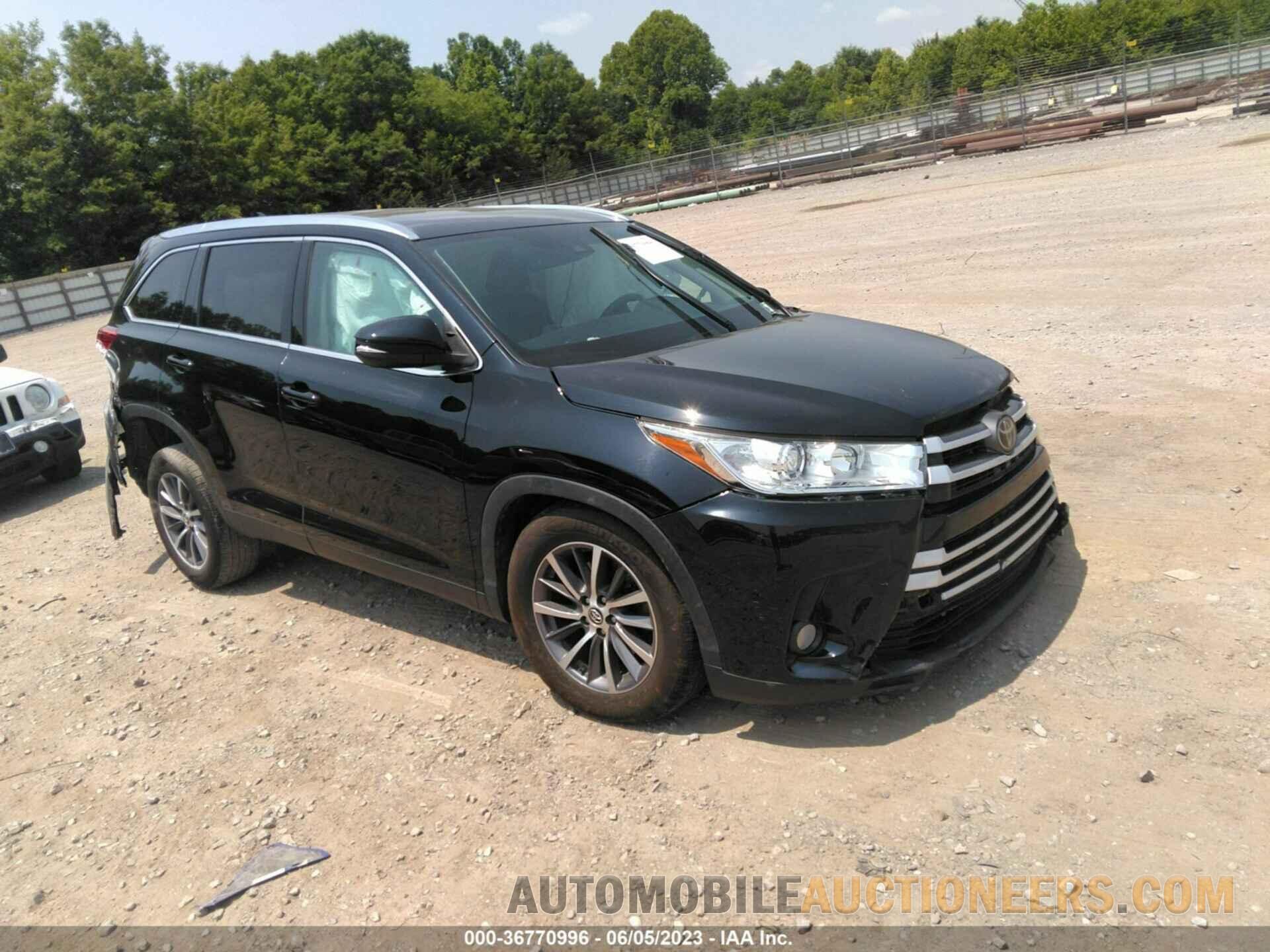 5TDKZRFH7KS560436 TOYOTA HIGHLANDER 2019