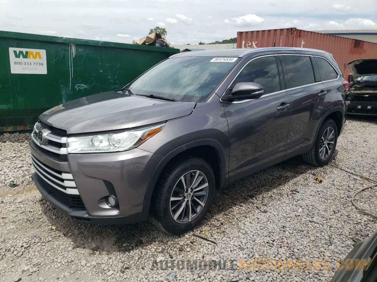 5TDKZRFH7KS568780 TOYOTA HIGHLANDER 2019