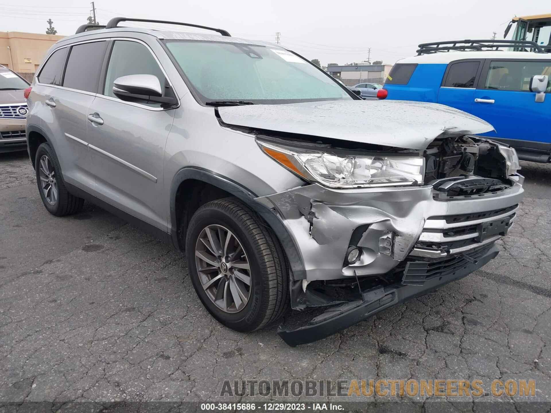 5TDKZRFH7KS572442 TOYOTA HIGHLANDER 2019