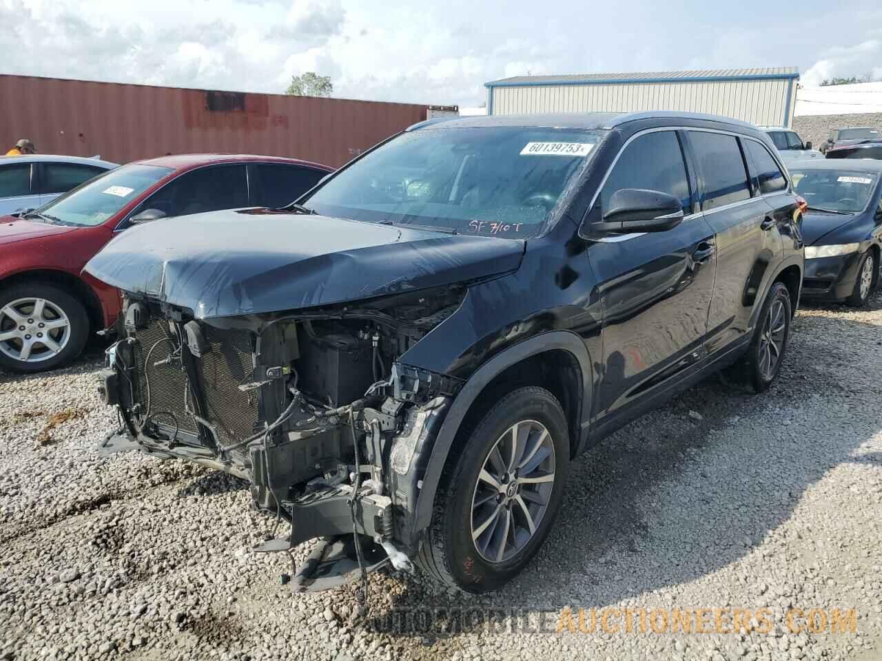 5TDKZRFH8HS187805 TOYOTA HIGHLANDER 2017