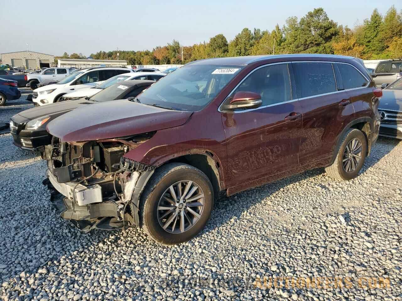 5TDKZRFH8HS201248 TOYOTA HIGHLANDER 2017