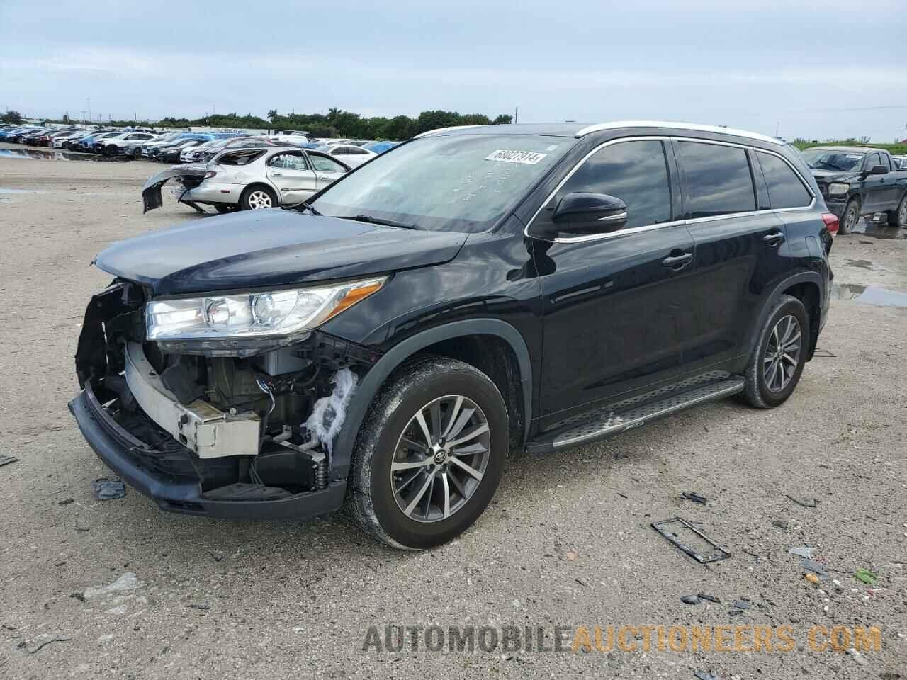 5TDKZRFH8HS207129 TOYOTA HIGHLANDER 2017