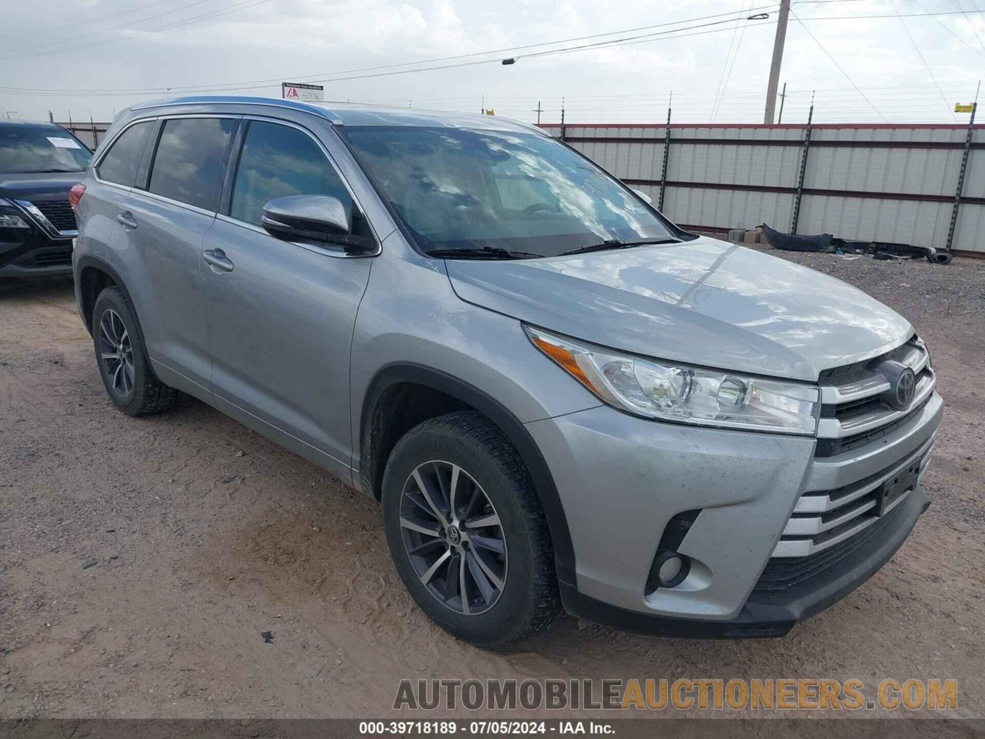 5TDKZRFH8HS509455 TOYOTA HIGHLANDER 2017