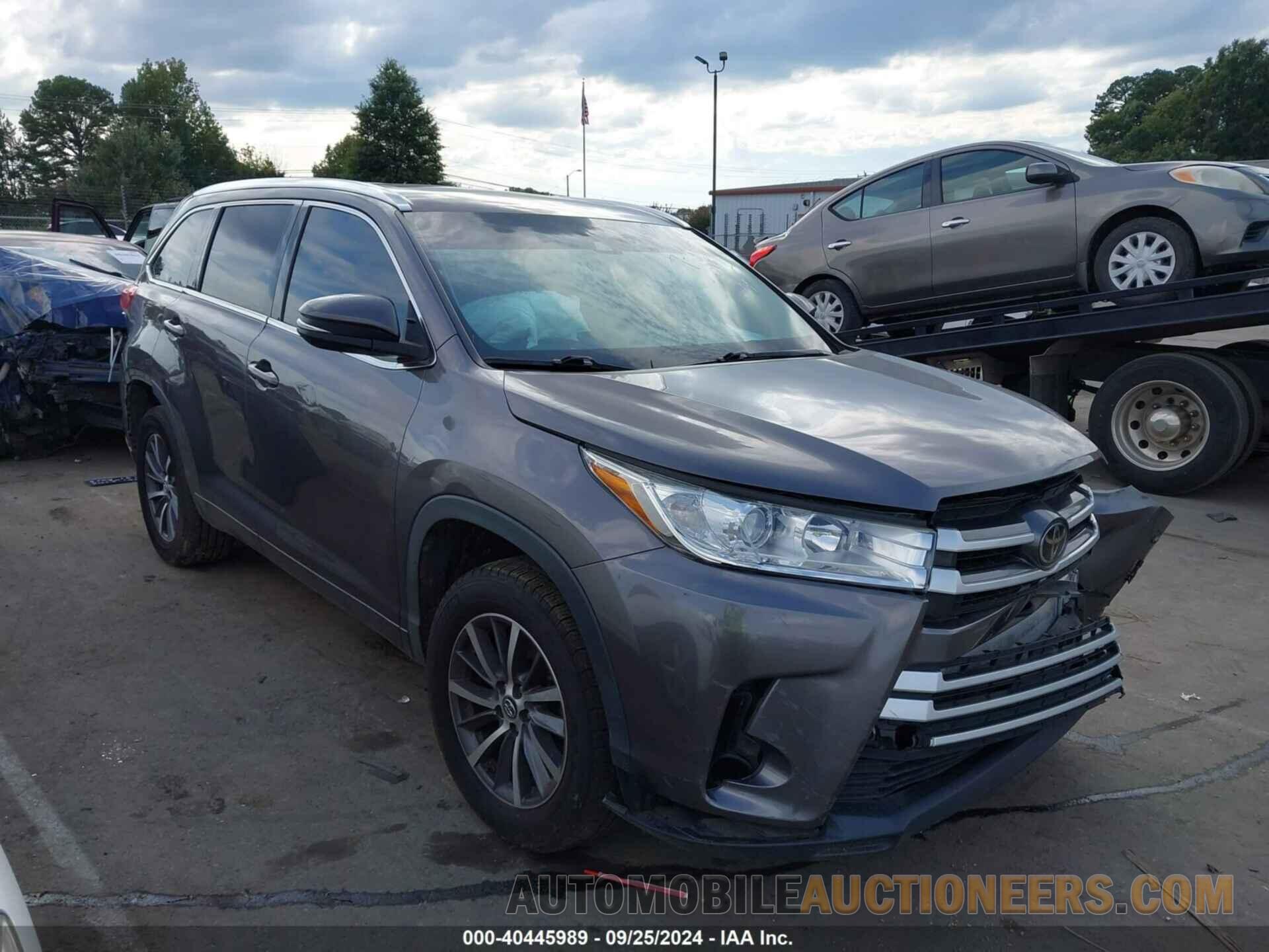 5TDKZRFH8HS510184 TOYOTA HIGHLANDER 2017