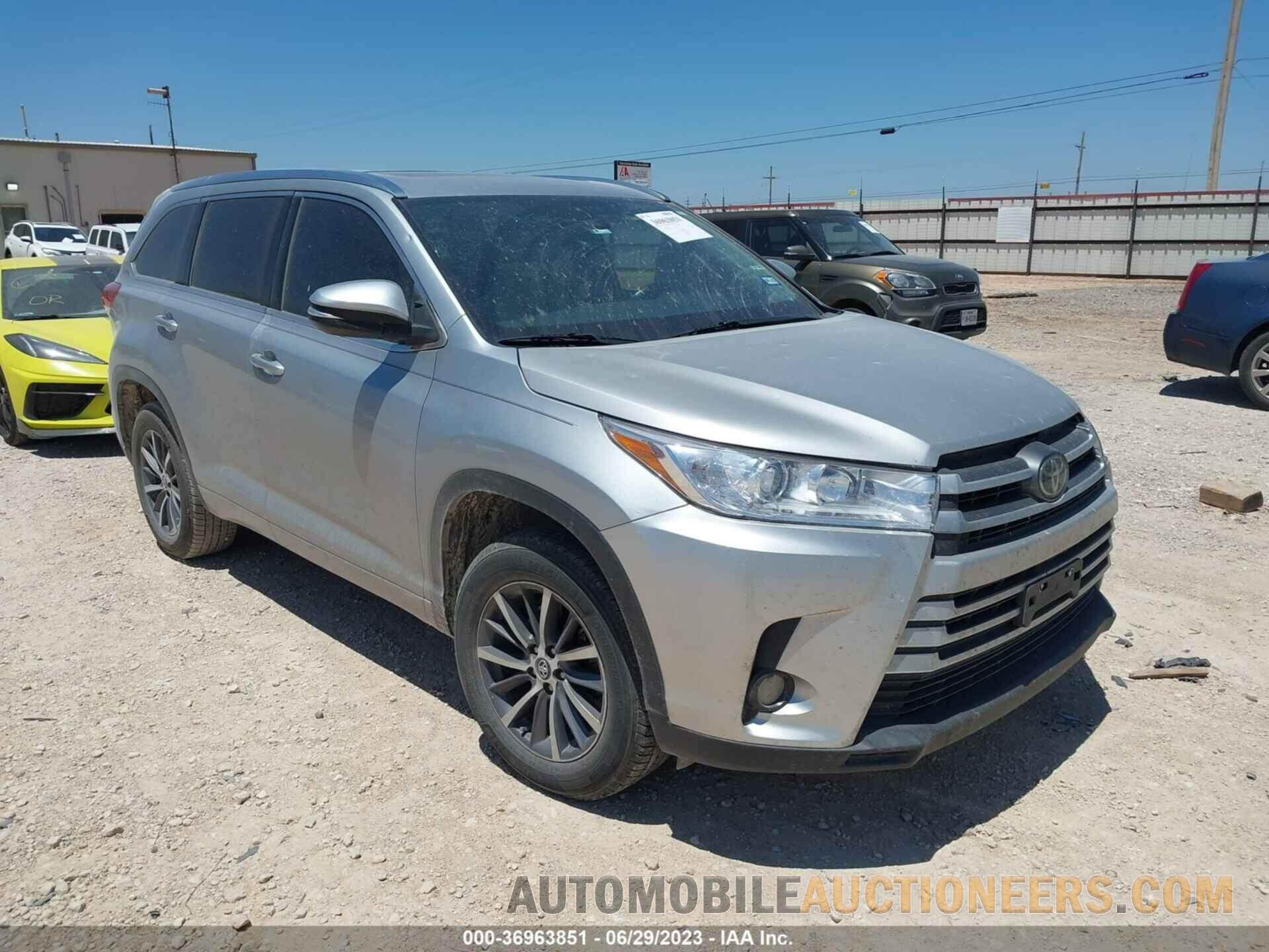 5TDKZRFH8HS512484 TOYOTA HIGHLANDER 2017