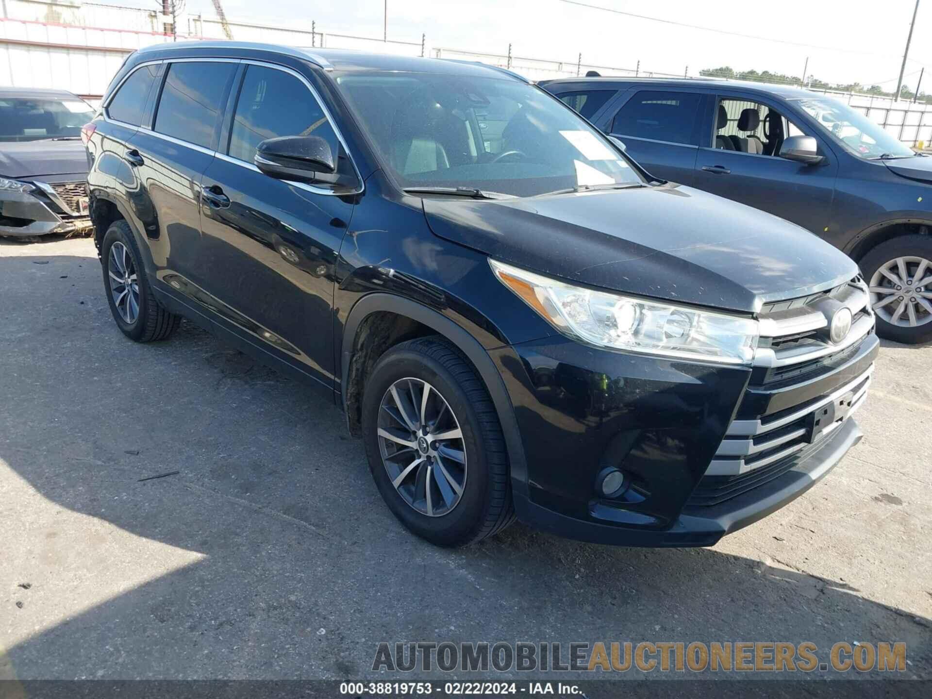 5TDKZRFH8HS521332 TOYOTA HIGHLANDER 2017