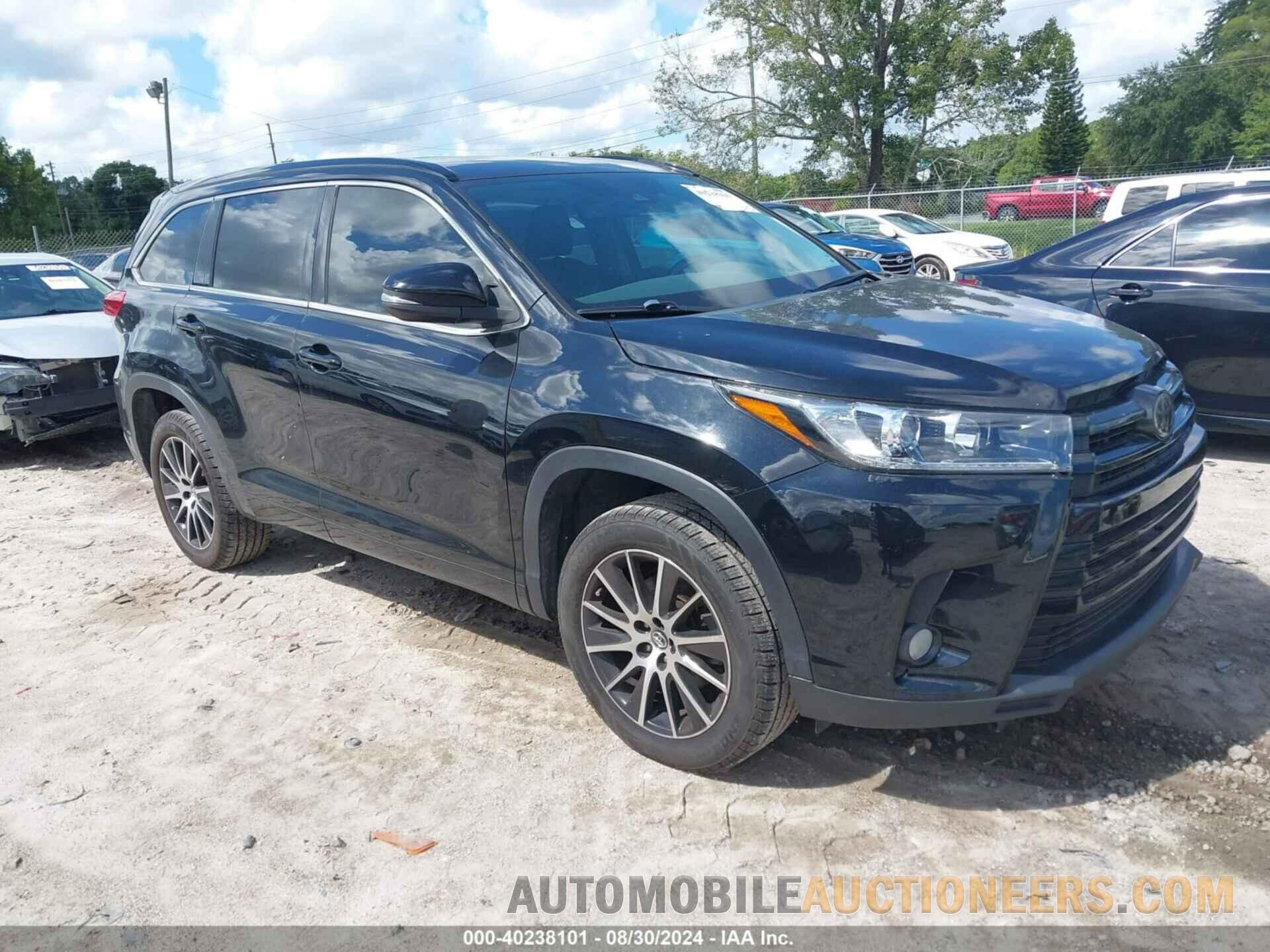 5TDKZRFH8HS522576 TOYOTA HIGHLANDER 2017