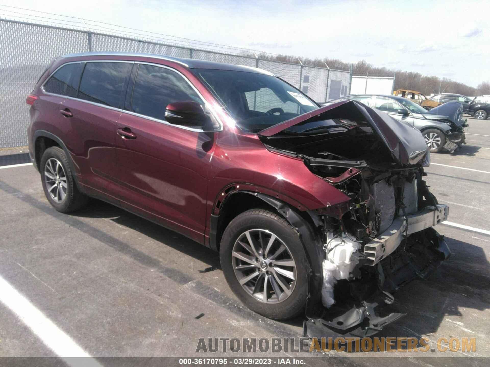 5TDKZRFH8JS247619 TOYOTA HIGHLANDER 2018