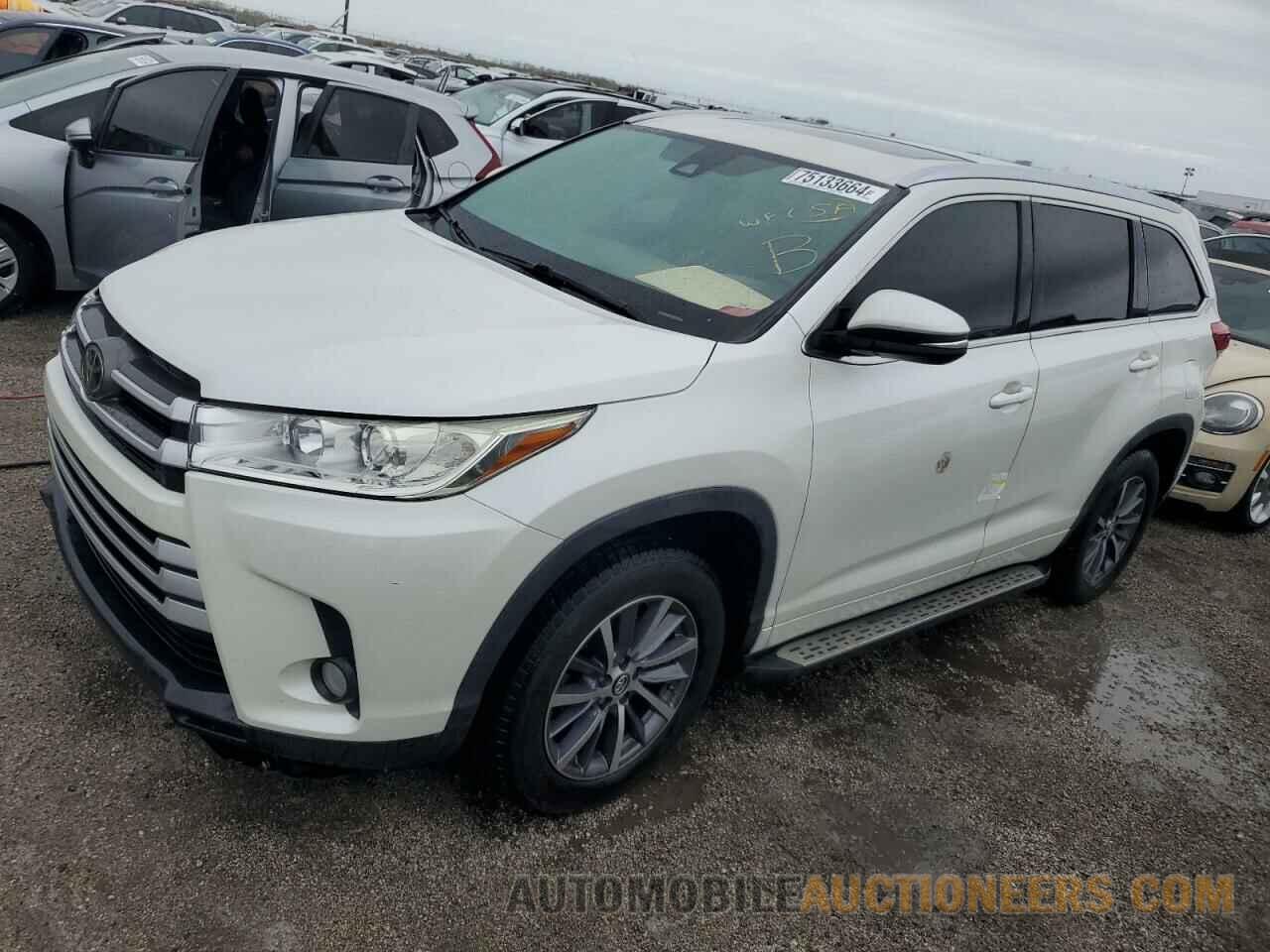 5TDKZRFH8JS280104 TOYOTA HIGHLANDER 2018