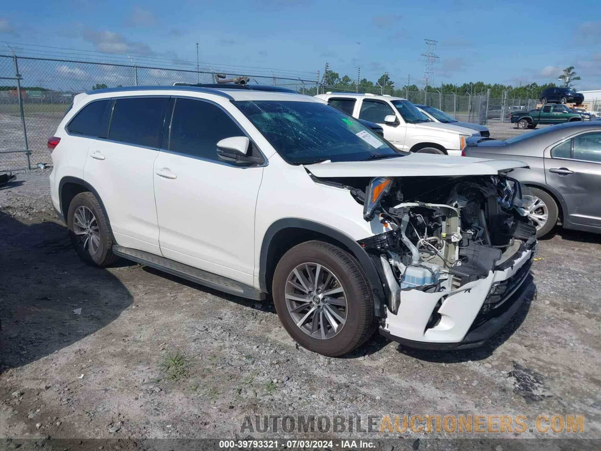 5TDKZRFH8JS537634 TOYOTA HIGHLANDER 2018