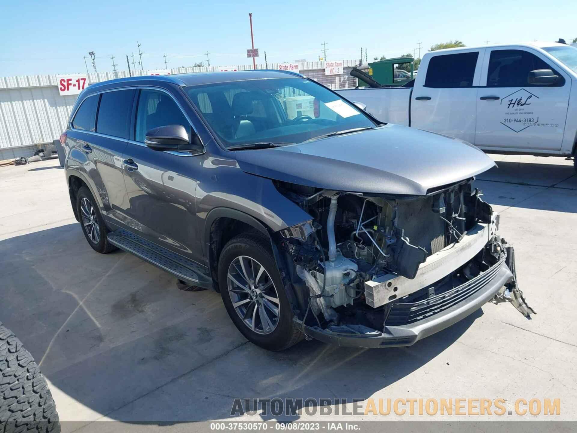 5TDKZRFH8JS546348 TOYOTA HIGHLANDER 2018