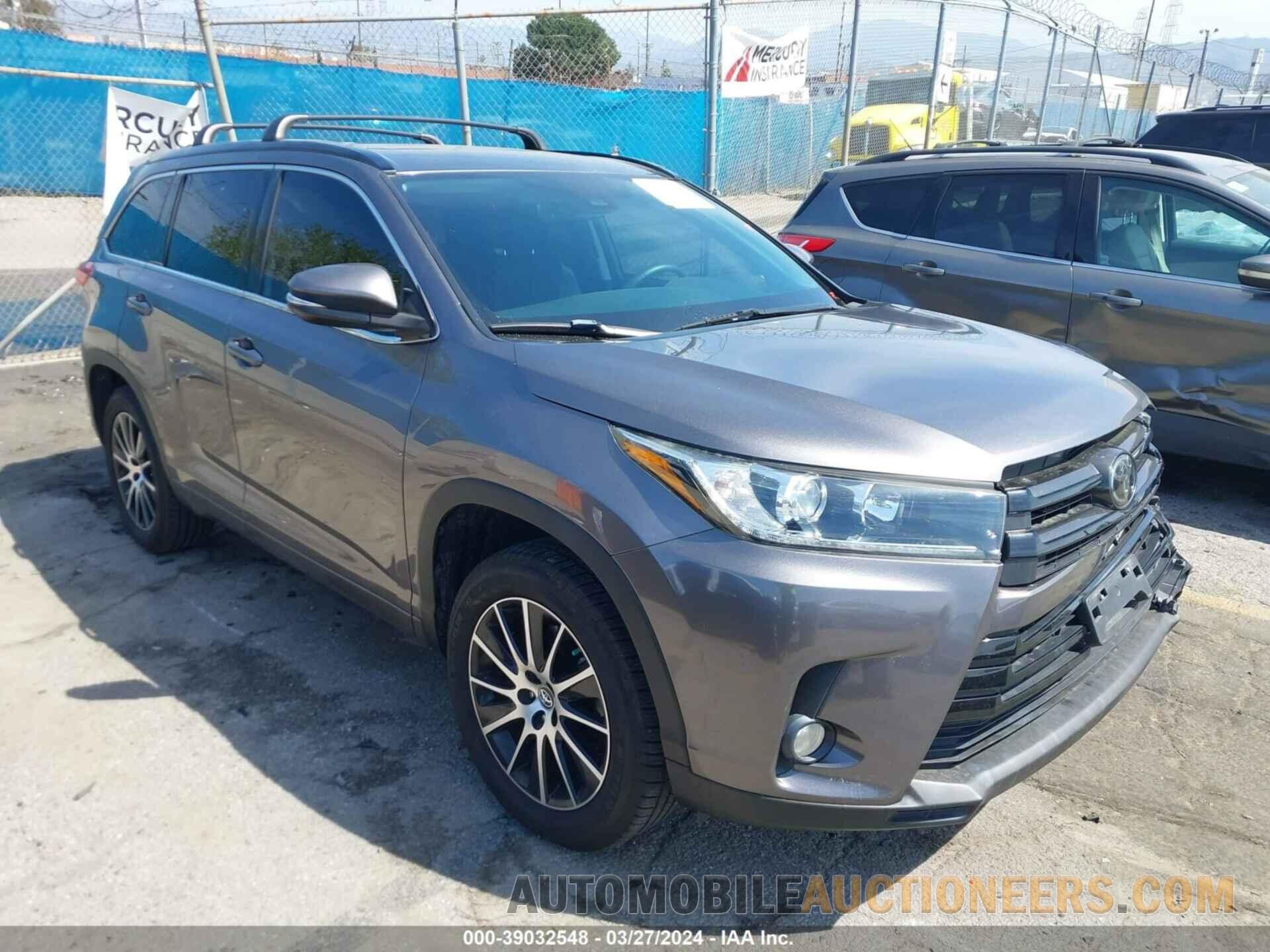 5TDKZRFH8JS548794 TOYOTA HIGHLANDER 2018