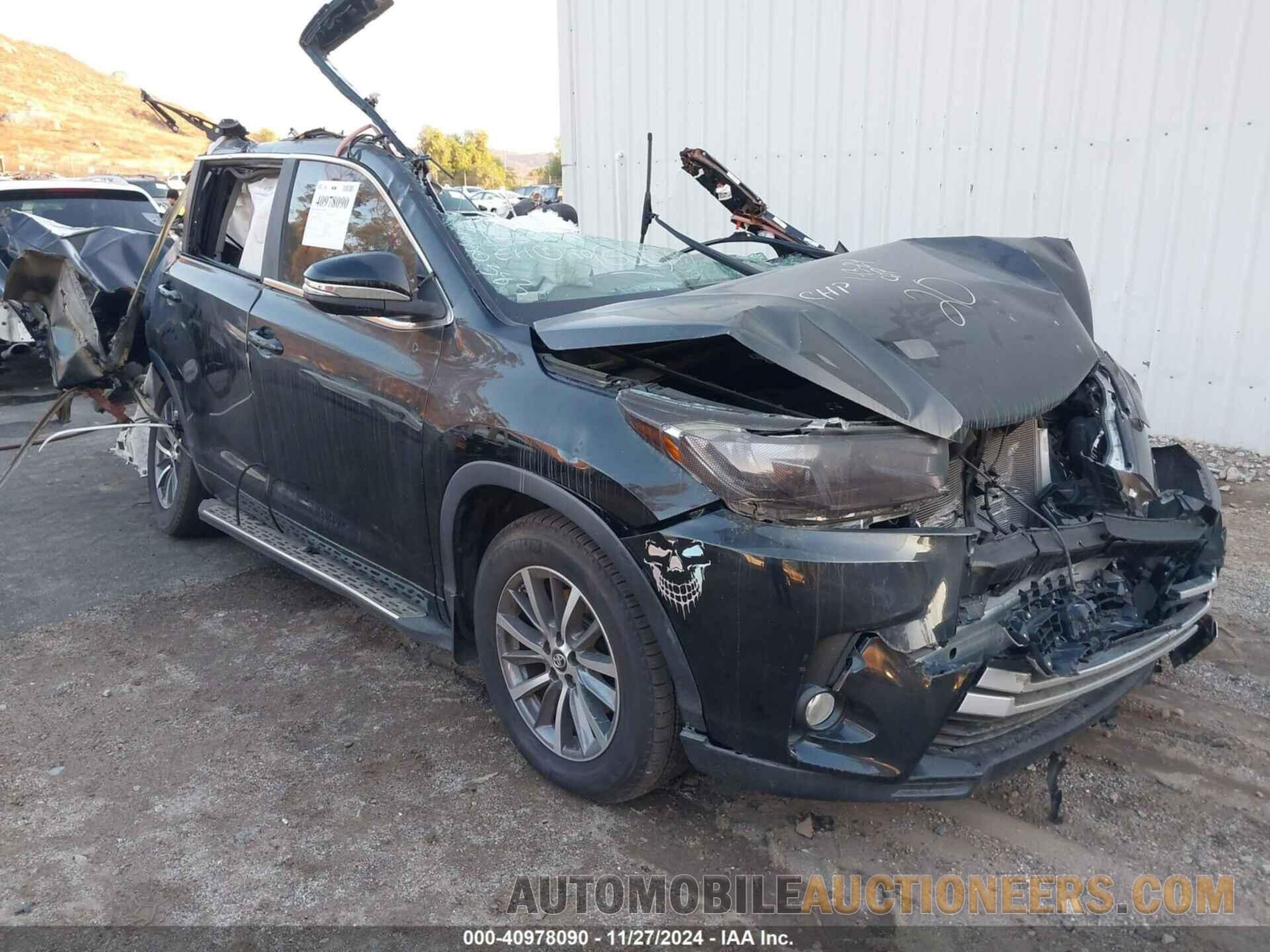 5TDKZRFH8JS550383 TOYOTA HIGHLANDER 2018