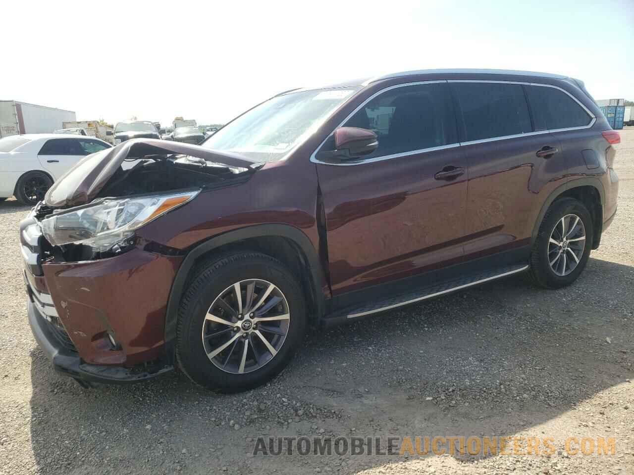 5TDKZRFH8KS304323 TOYOTA HIGHLANDER 2019