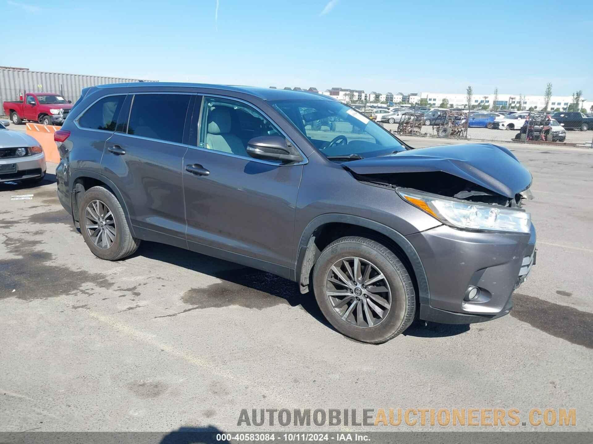 5TDKZRFH8KS323034 TOYOTA HIGHLANDER 2019