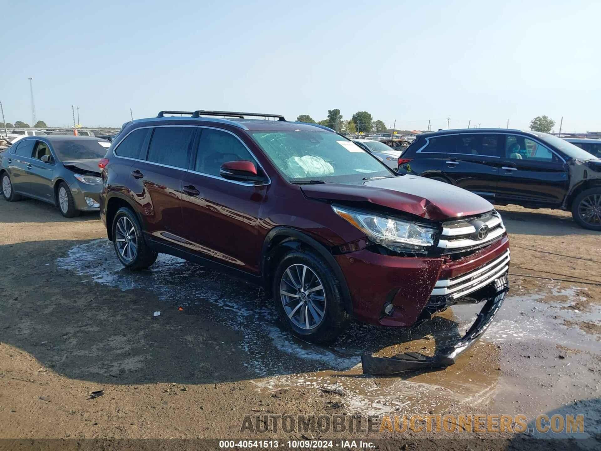 5TDKZRFH8KS351805 TOYOTA HIGHLANDER 2019