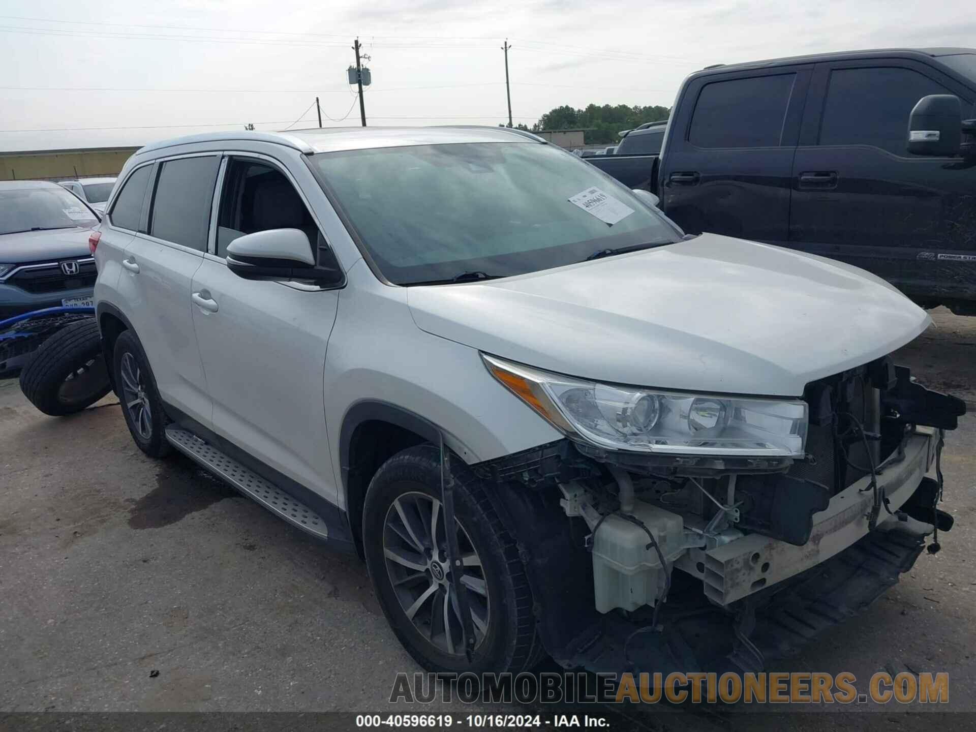 5TDKZRFH8KS552846 TOYOTA HIGHLANDER 2019