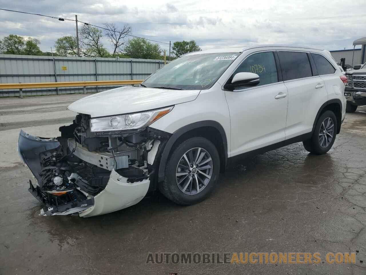 5TDKZRFH8KS563023 TOYOTA HIGHLANDER 2019