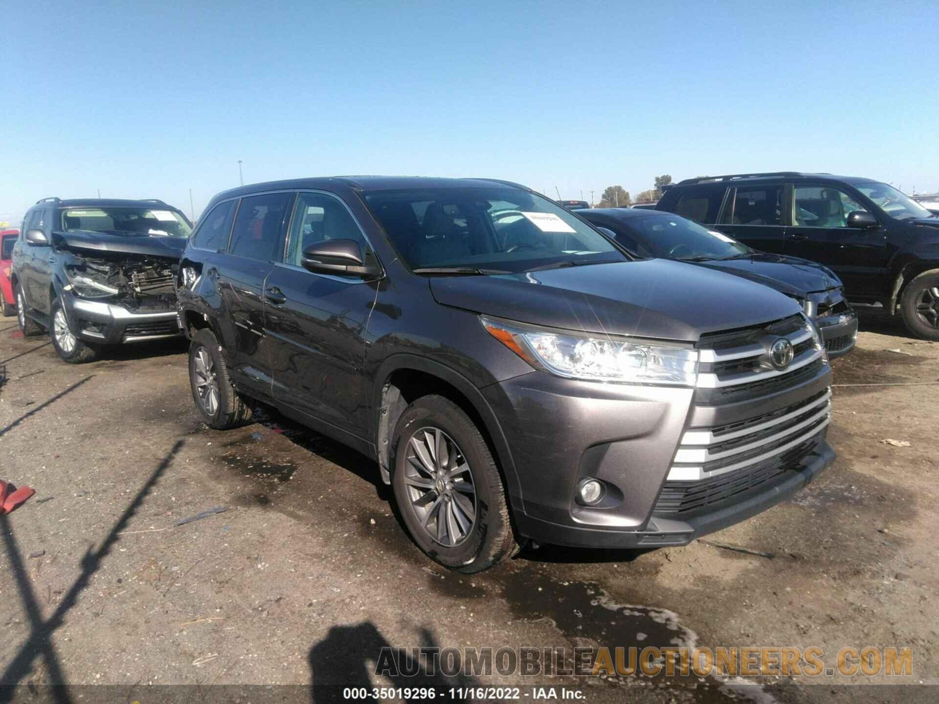 5TDKZRFH8KS564964 TOYOTA HIGHLANDER 2019