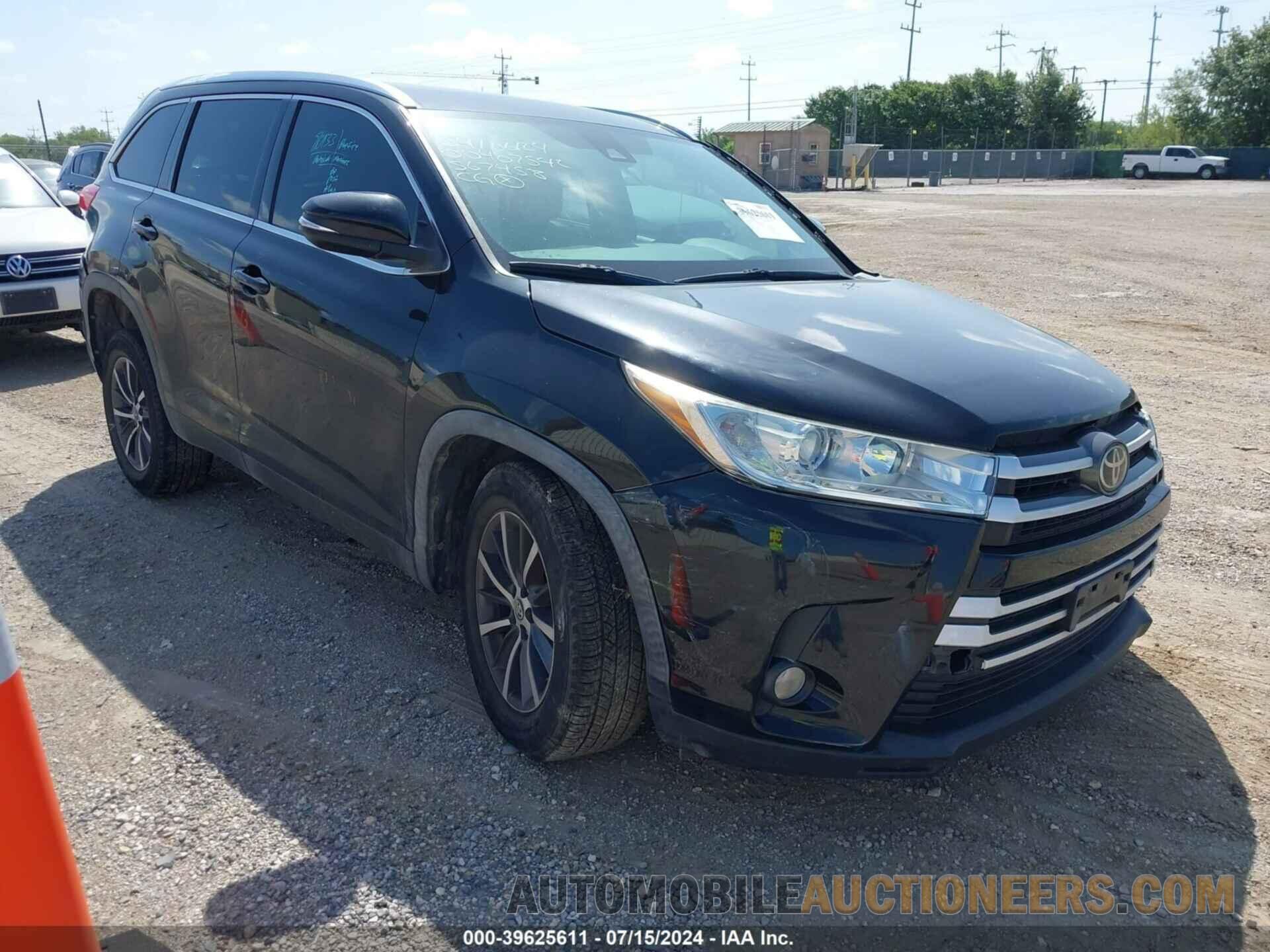 5TDKZRFH8KS567458 TOYOTA HIGHLANDER 2019