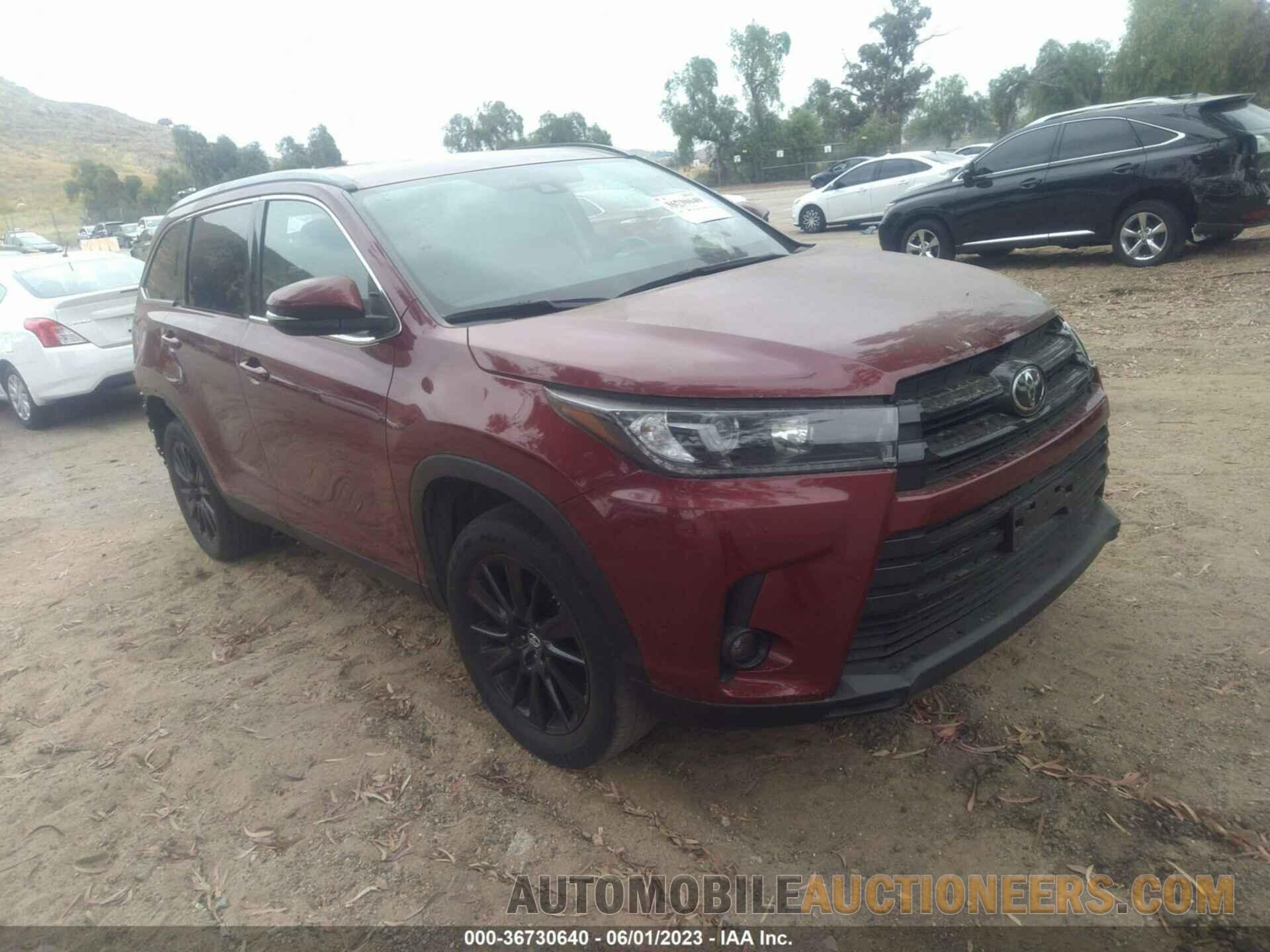 5TDKZRFH8KS573132 TOYOTA HIGHLANDER 2019