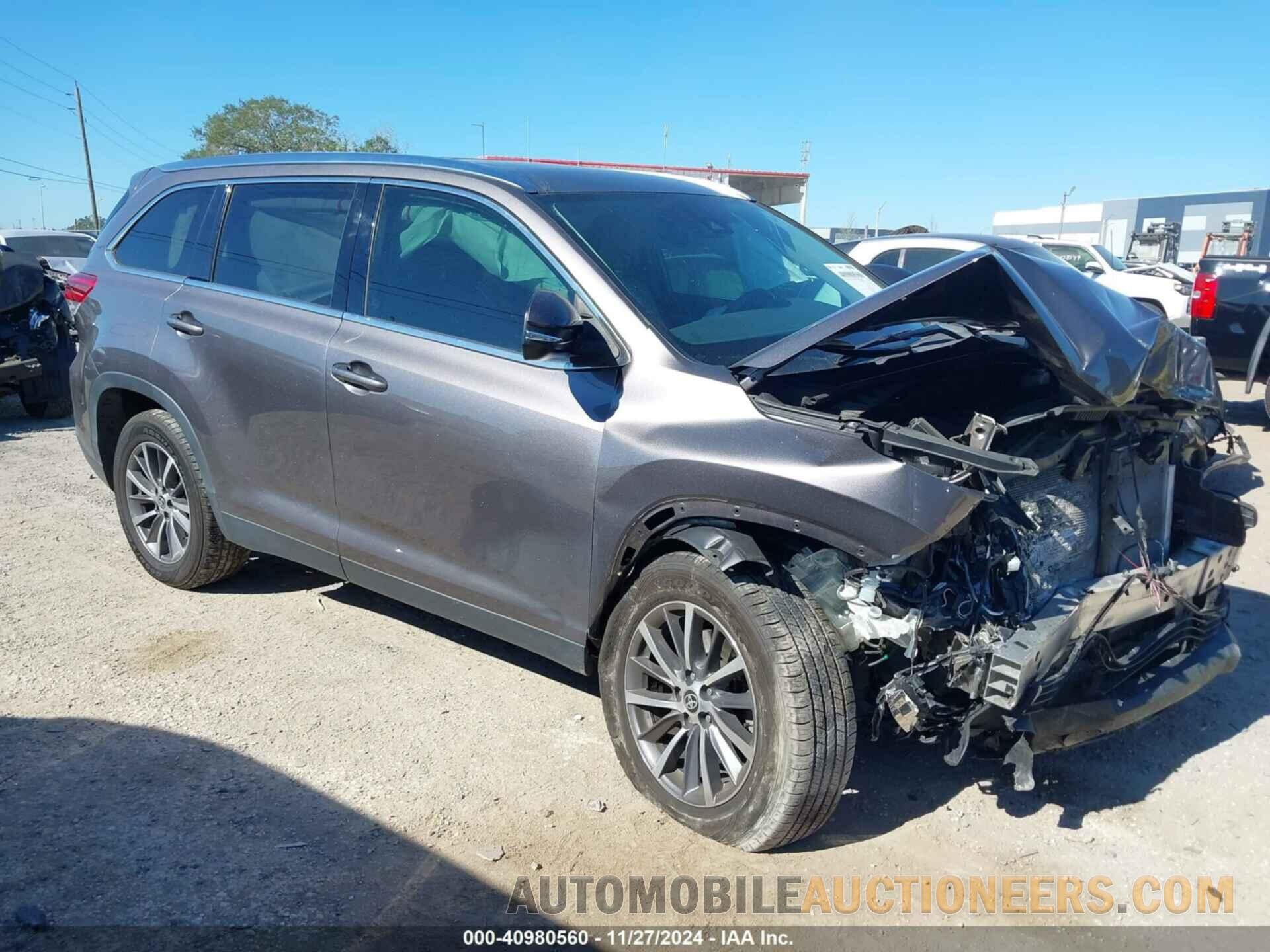 5TDKZRFH8KS574460 TOYOTA HIGHLANDER 2019