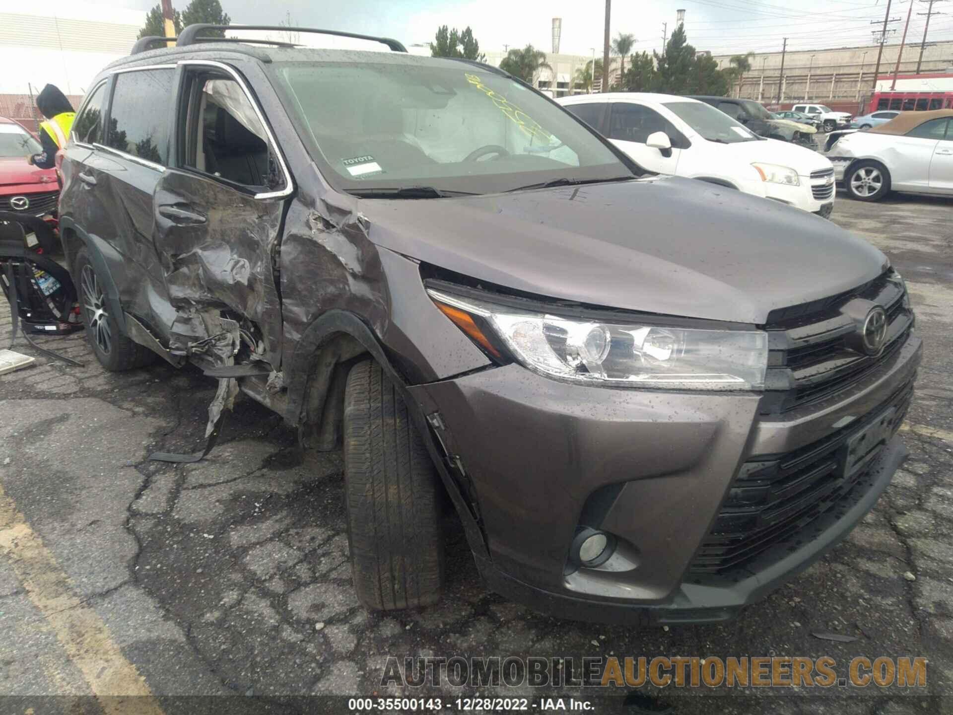 5TDKZRFH9HS191720 TOYOTA HIGHLANDER 2017