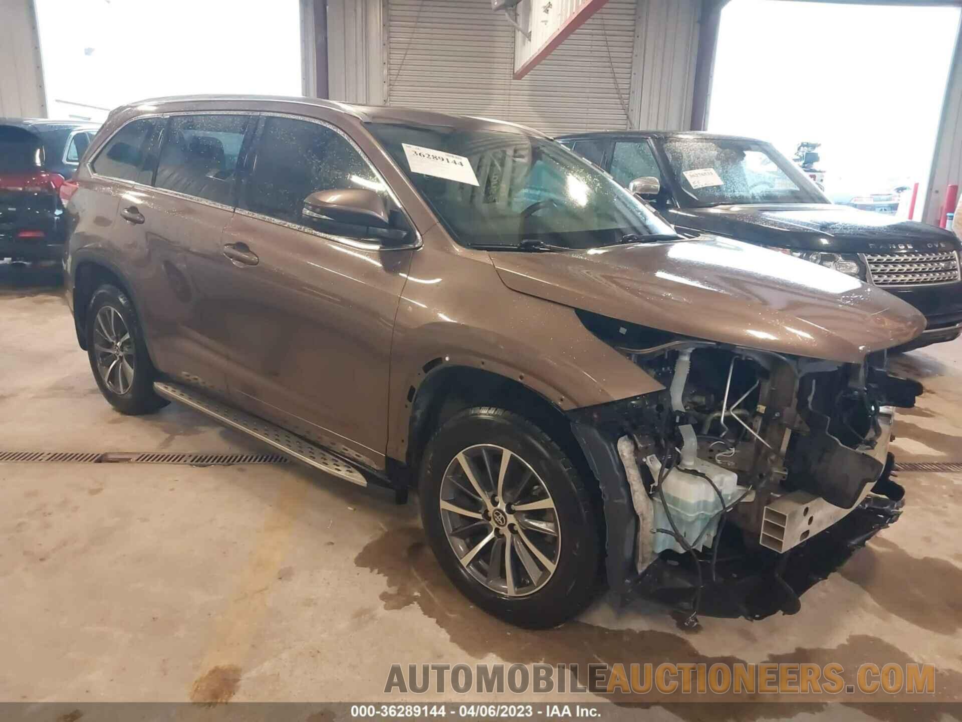 5TDKZRFH9HS202408 TOYOTA HIGHLANDER 2017