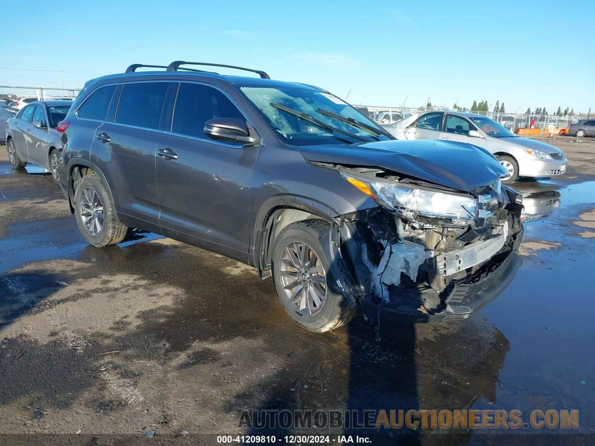 5TDKZRFH9HS508900 TOYOTA HIGHLANDER 2017