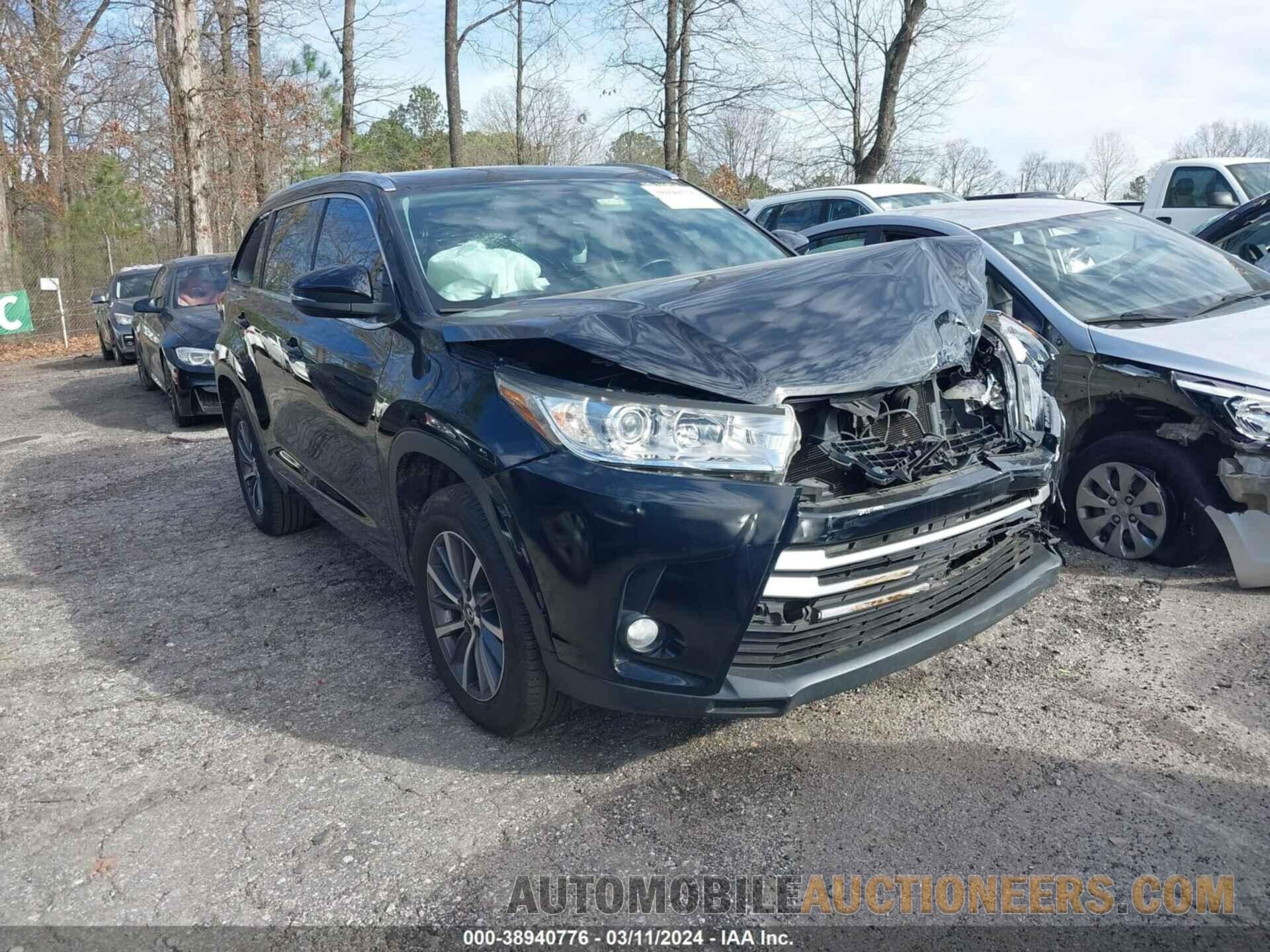 5TDKZRFH9HS509061 TOYOTA HIGHLANDER 2017