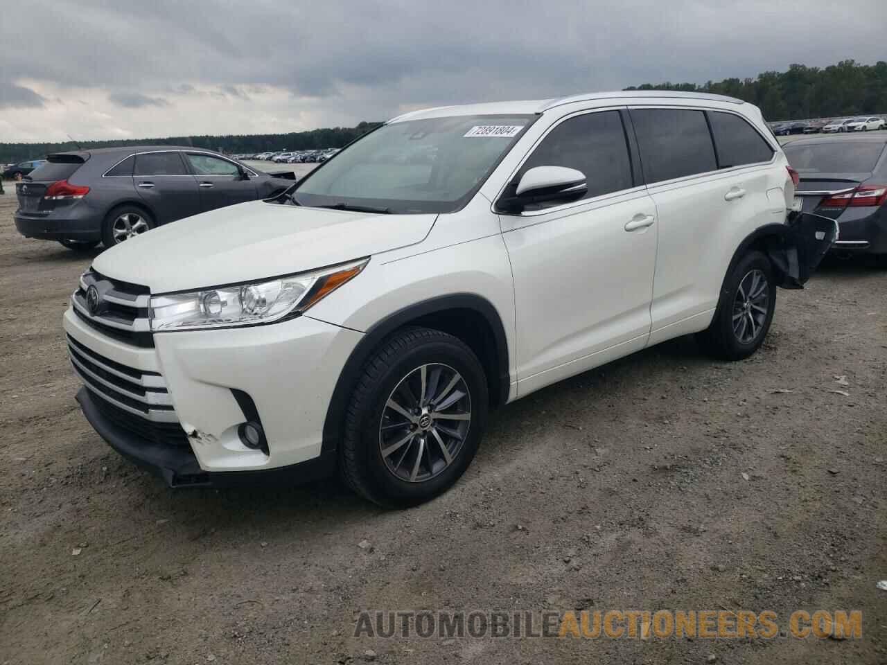 5TDKZRFH9HS519475 TOYOTA HIGHLANDER 2017