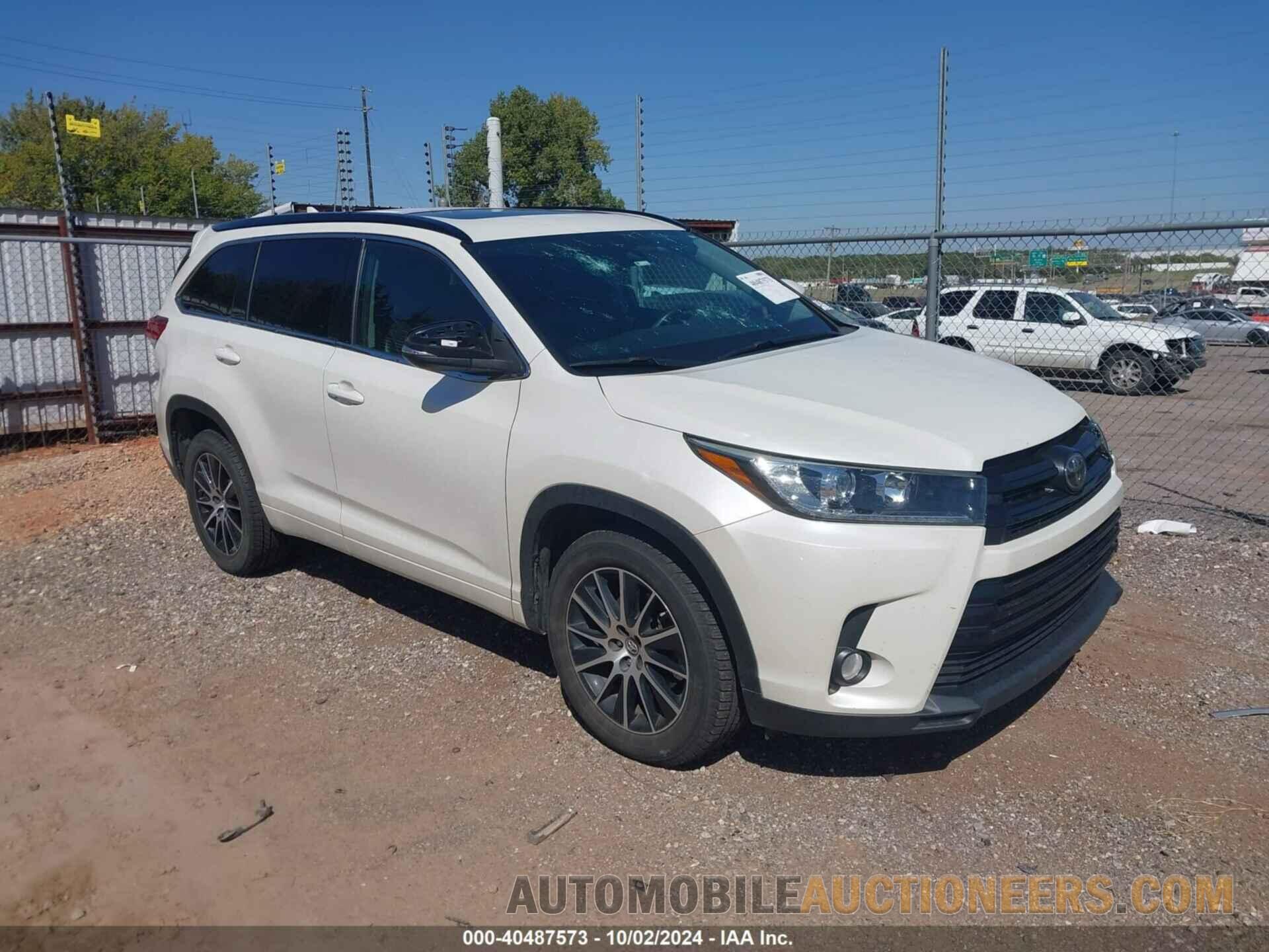 5TDKZRFH9HS522246 TOYOTA HIGHLANDER 2017