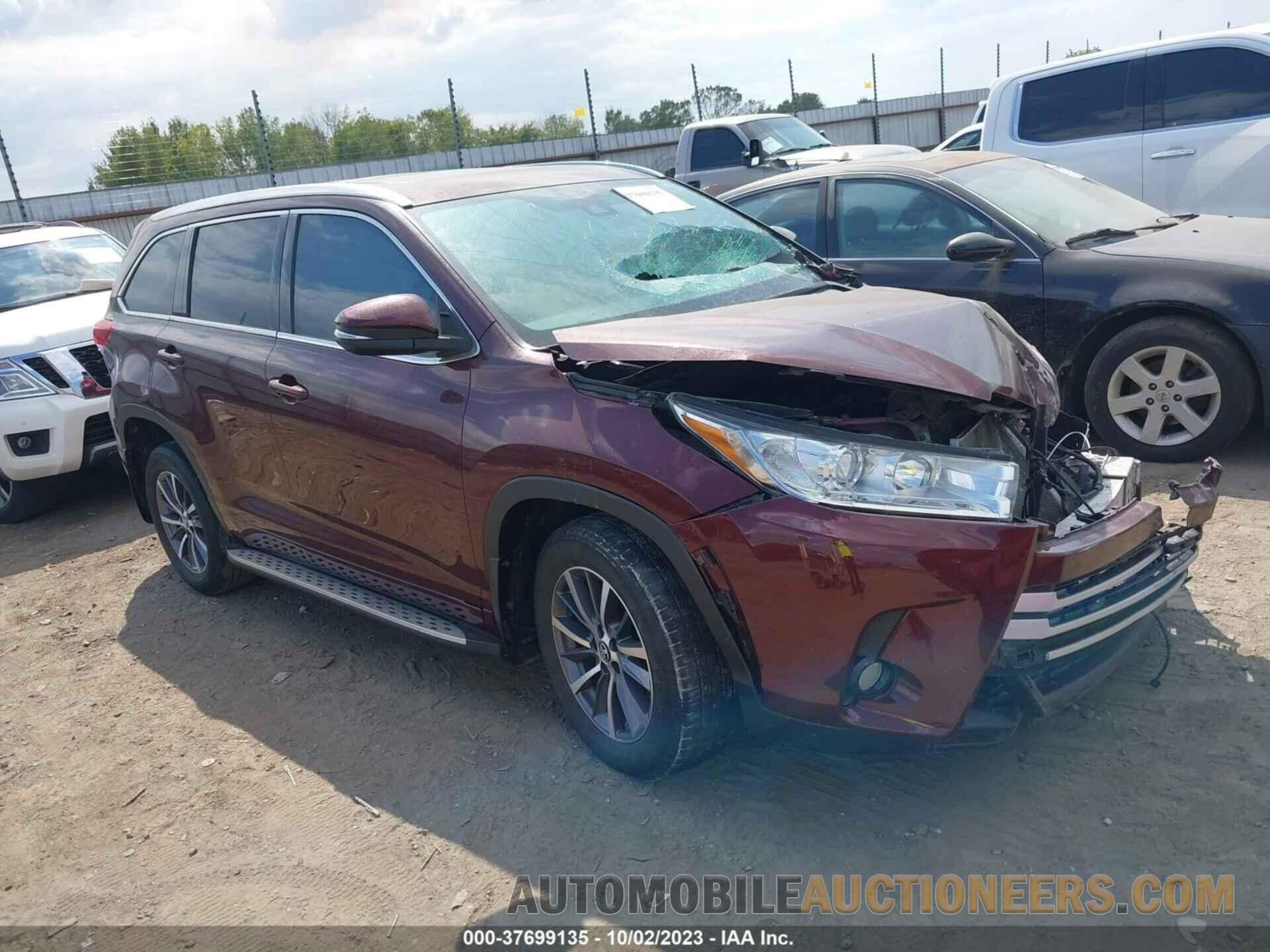 5TDKZRFH9JS264722 TOYOTA HIGHLANDER 2018